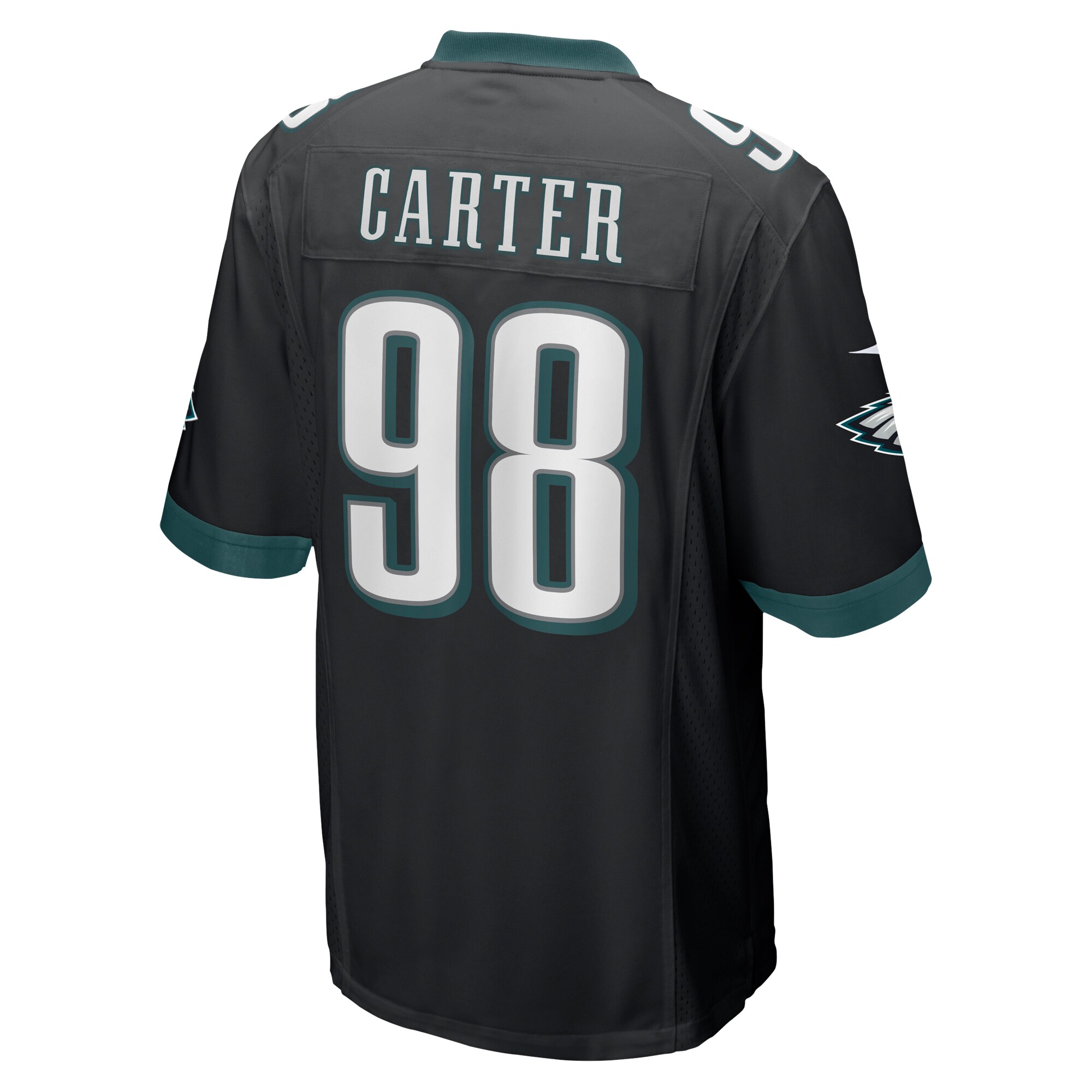 Jalen Carter Philadelphia Eagles Nike Alternate Team Game Jersey - Black - vstockx