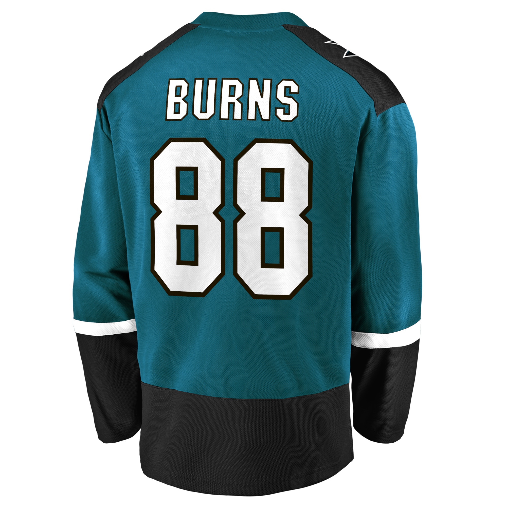 Men's Brent Burns Teal San Jose Sharks Player Jersey - vstockx