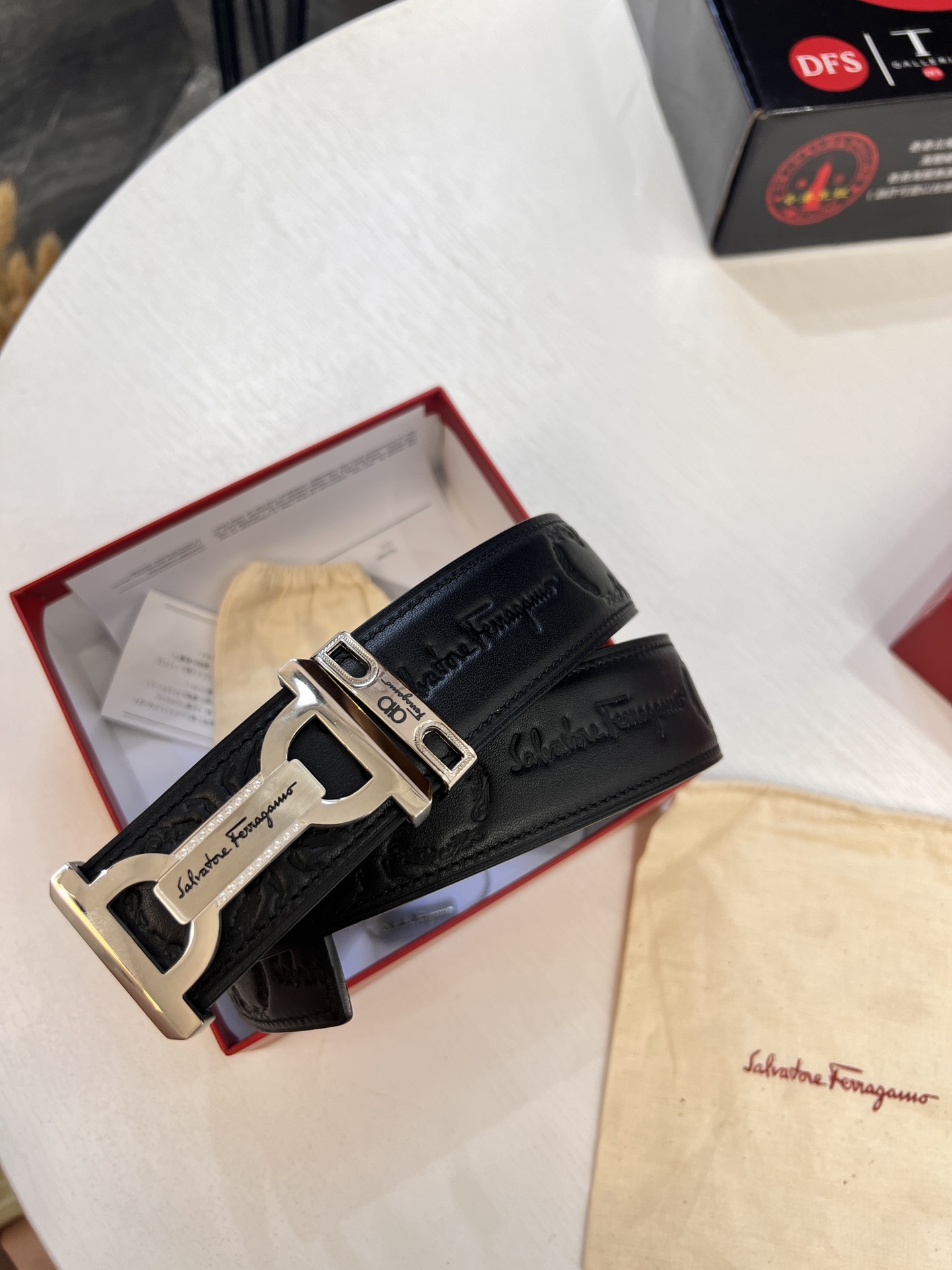 Streetwear Belt Ferragamo 320357 size:3.5cm - vstockx