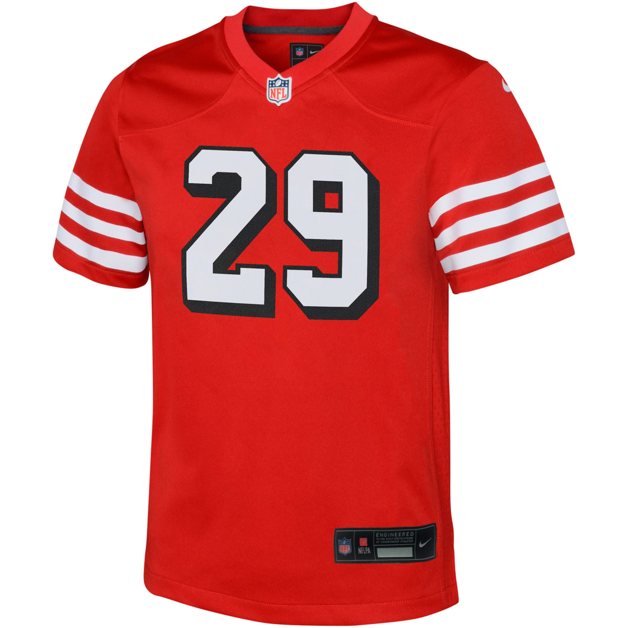 Talanoa Hufanga San Francisco 49ers Nike Youth Game Jersey - Scarlet - vstockx