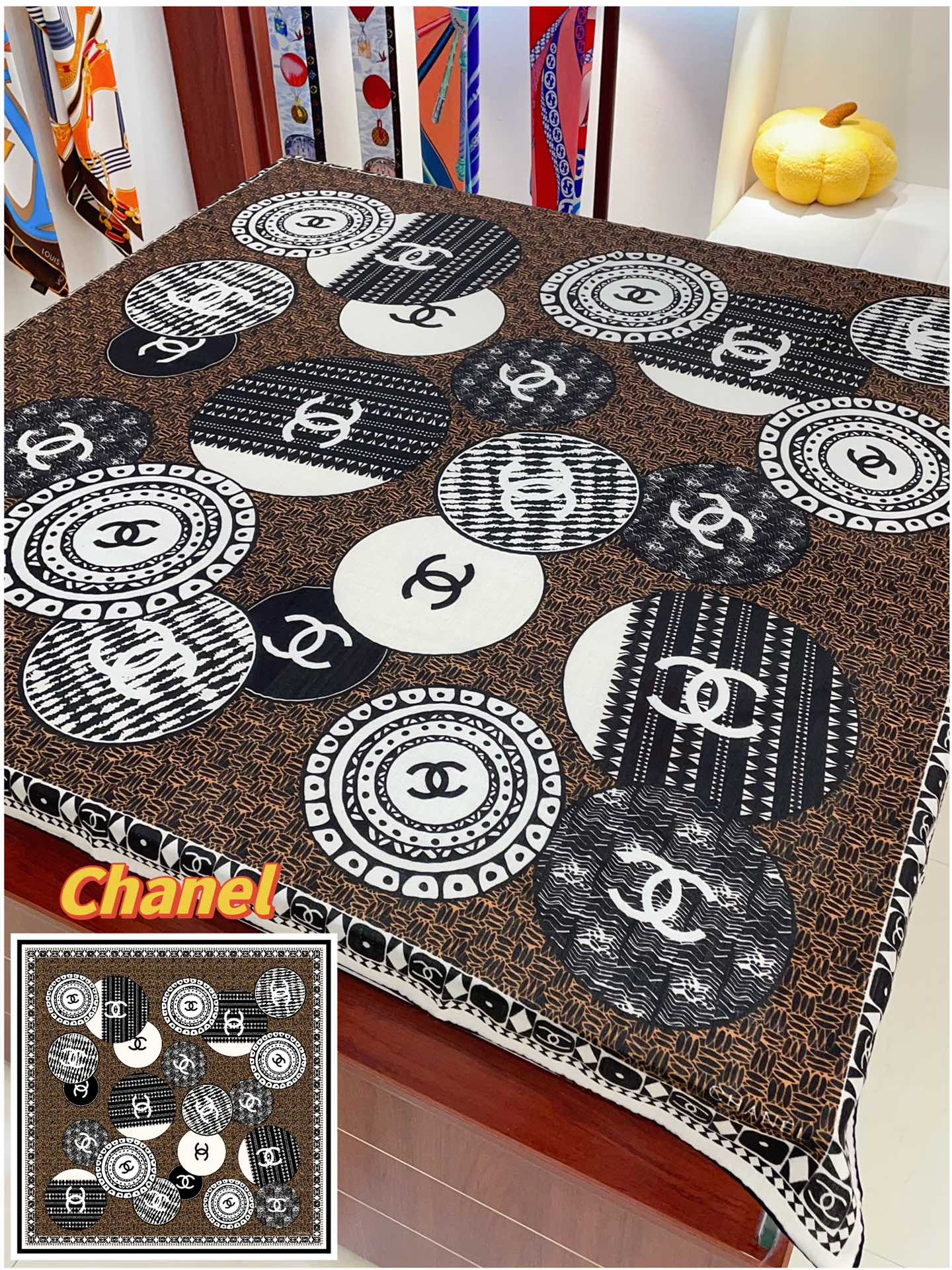 Streetwear Scarf CHANEL 328805 size:140*140cm - vstockx