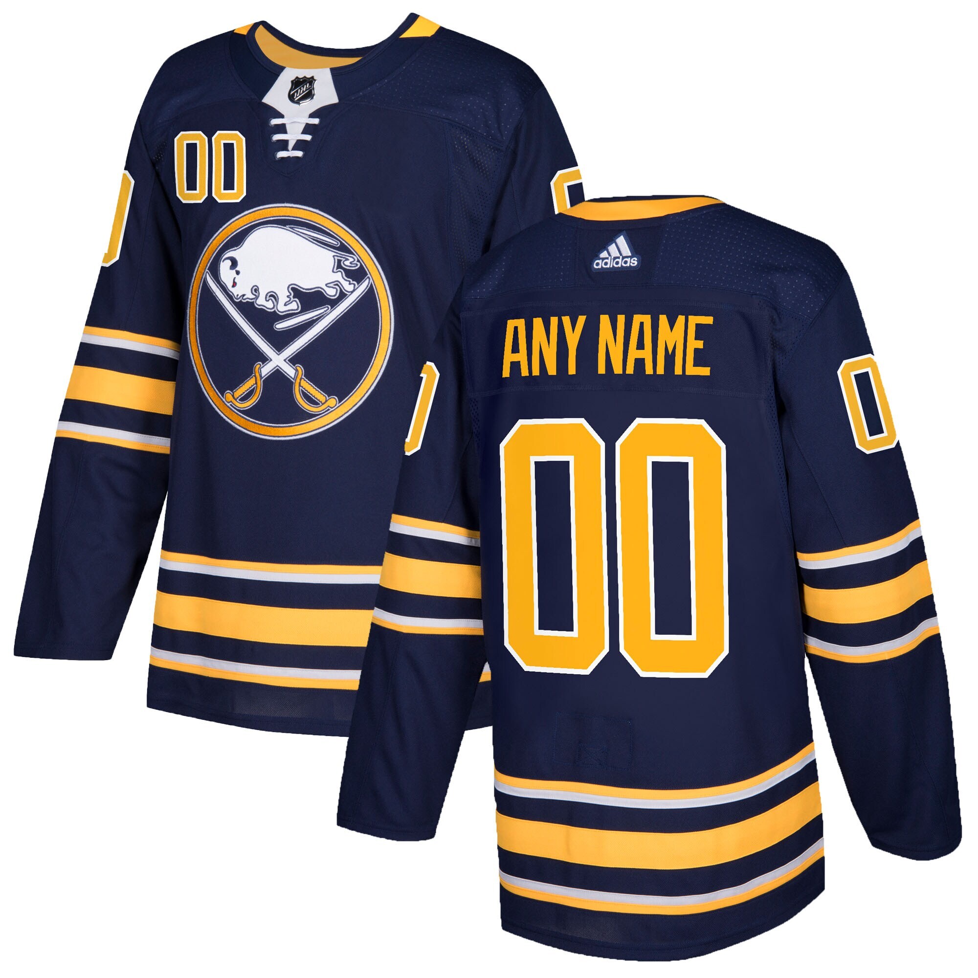 Buffalo Sabres adidas Authentic Custom Jersey - Navy - vstockx
