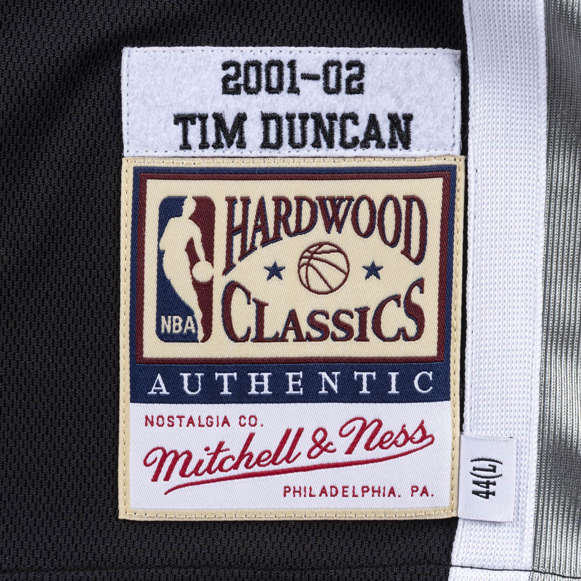 Authentic Jersey San Antonio Spurs 2001-02 Tim Duncan - vstockx
