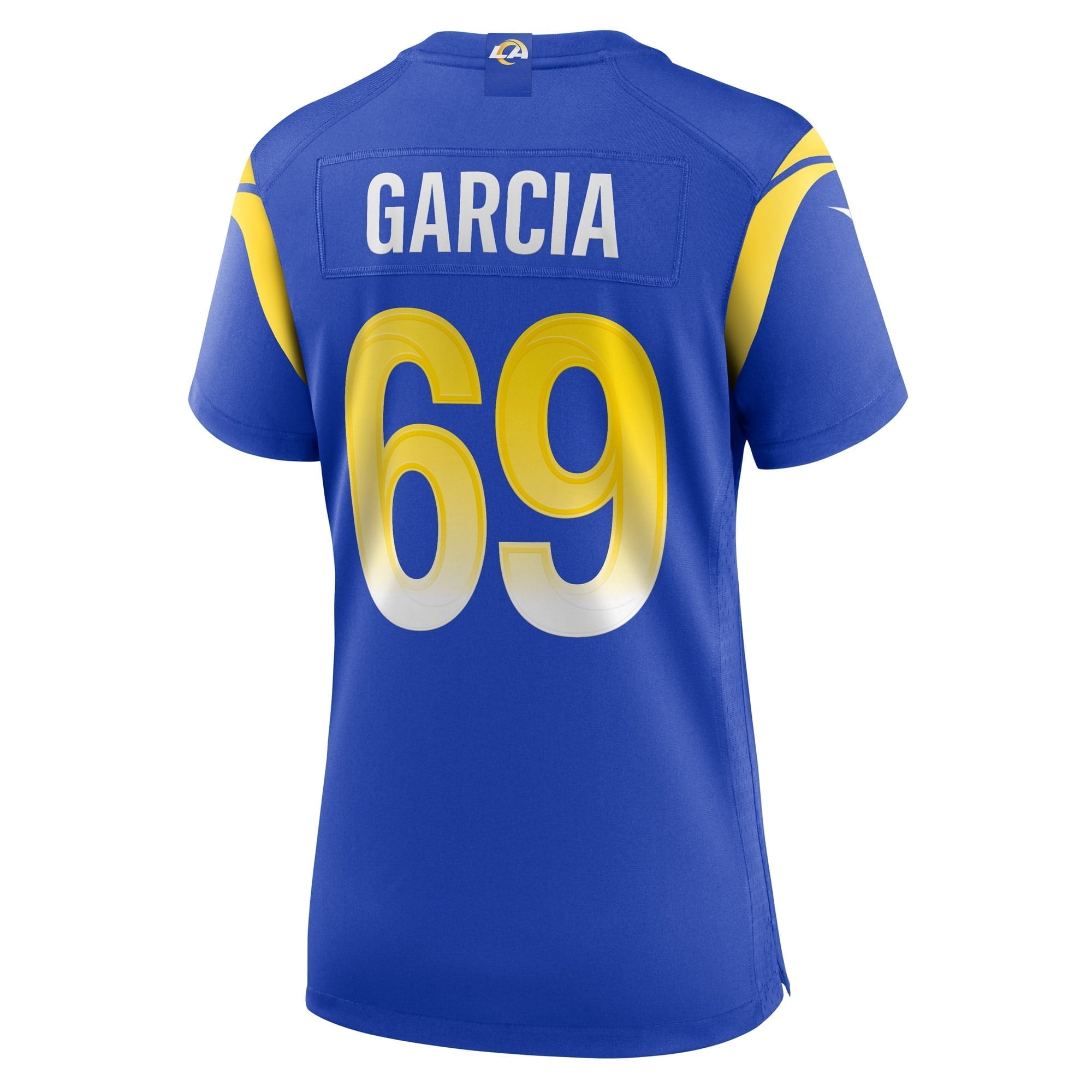 Women's Nike Elijah Garcia Royal Los Angeles Rams Game Player Jersey - vstockx