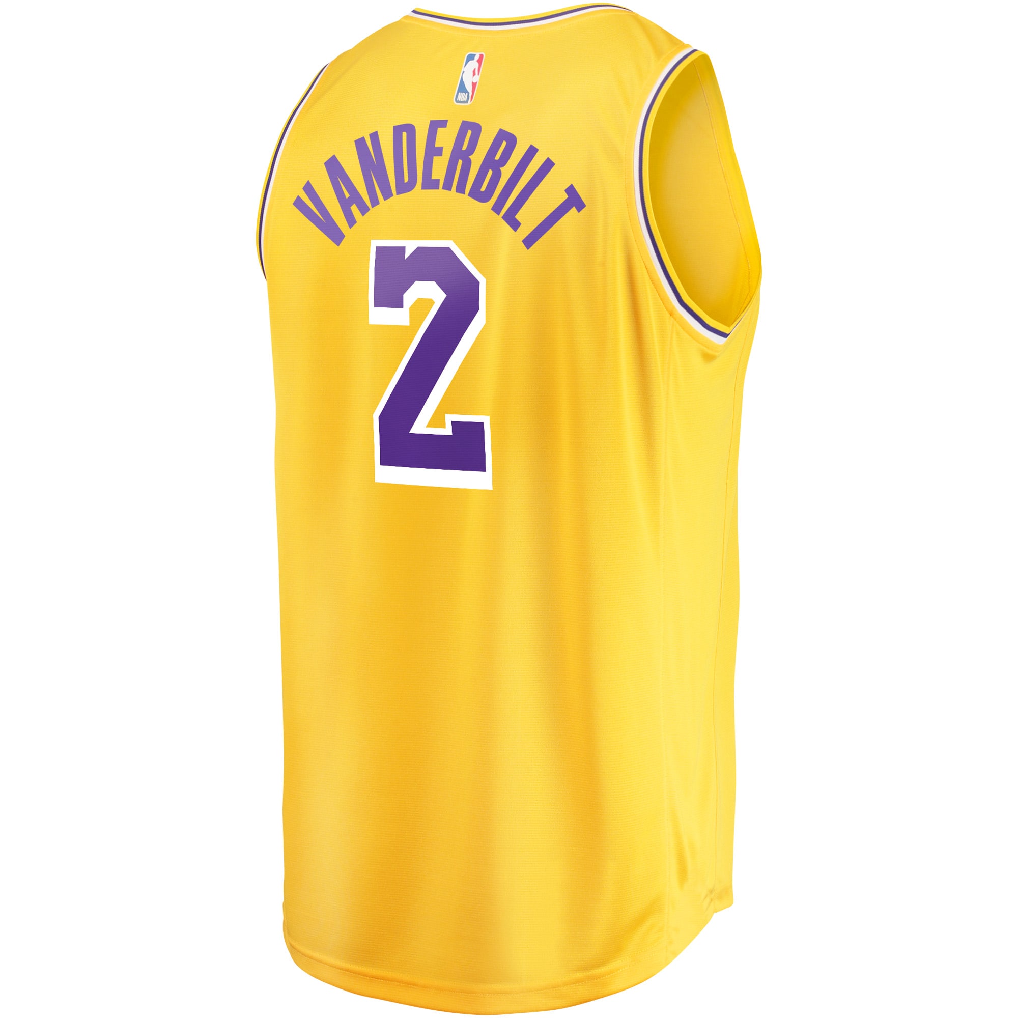 Jarred Vanderbilt Los Angeles Lakers Fanatics Branded Youth Fast Break Player Jersey - Icon Edition - Gold - vstockx