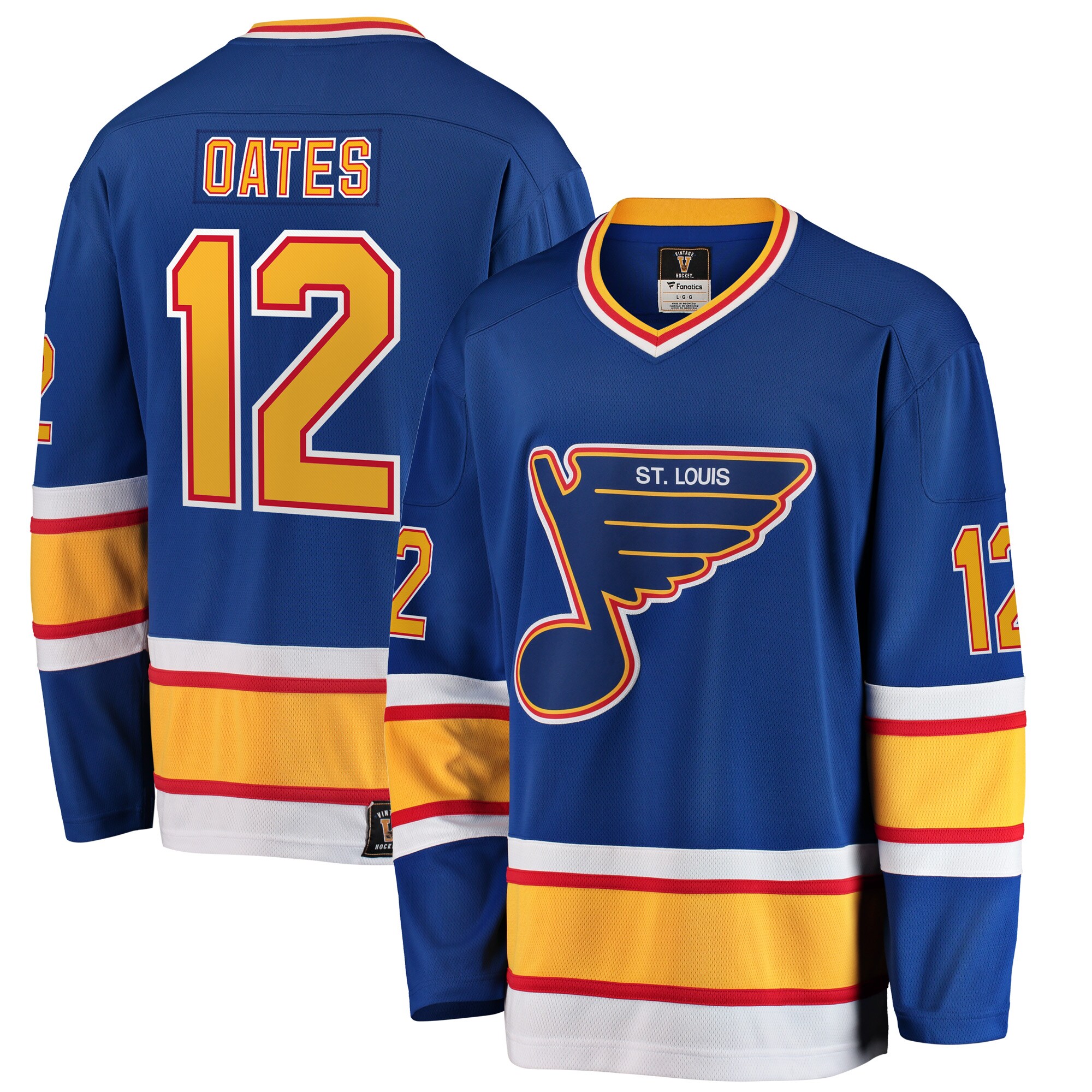 Adam Oates St. Louis Blues Fanatics Branded Premier Breakaway Retired Player Jersey - Blue - vstockx