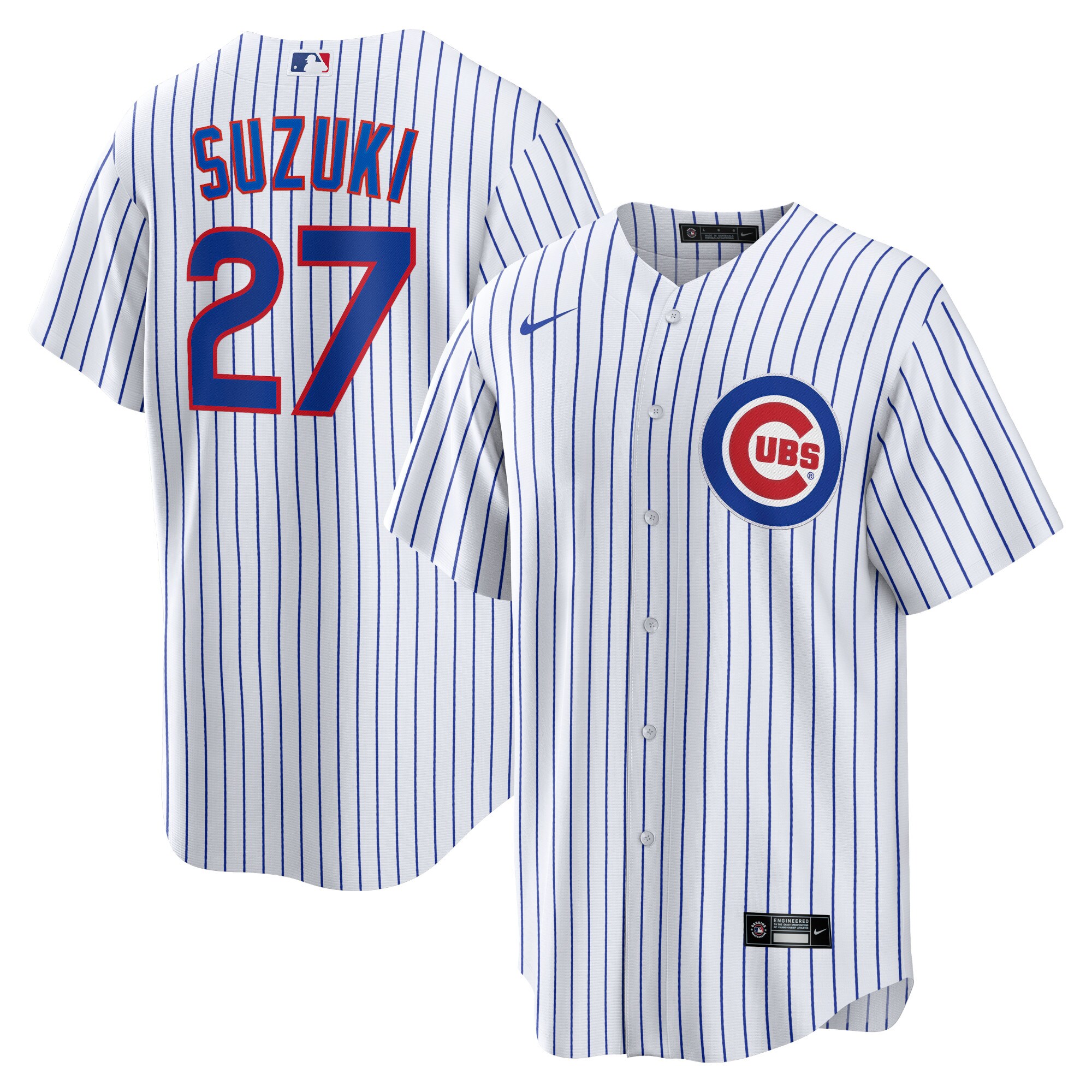Seiya Suzuki Chicago Cubs Nike Home Replica Jersey - White - vstockx