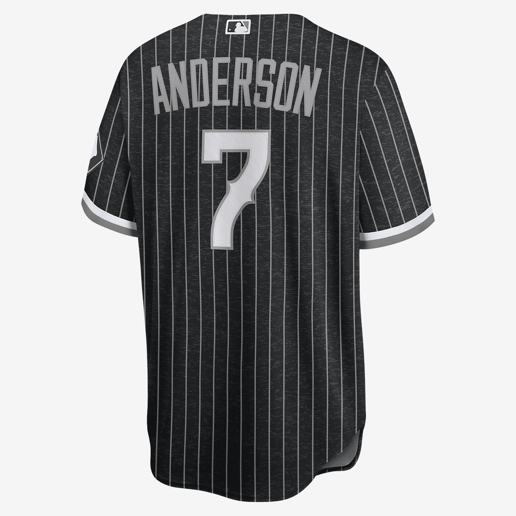 MLB Chicago White Sox City Connect (Tim Anderson) Men's Replica Baseball Jersey - Black/Anthracite - vstockx