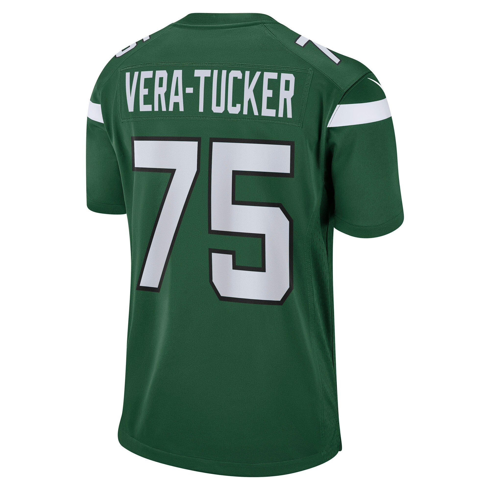 Men's Nike Alijah Vera-Tucker Gotham Green New York Jets Game Player Jersey - vstockx