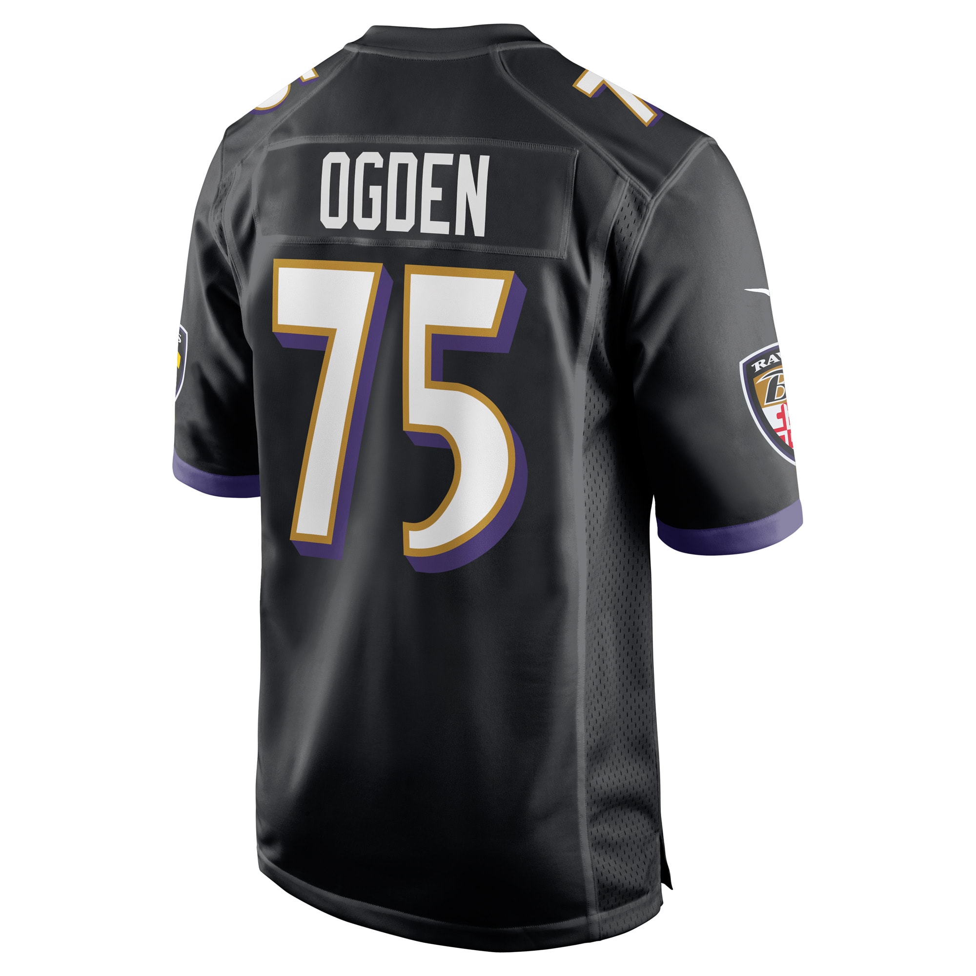 Jonathan Ogden Baltimore Ravens Nike Retired Player Jersey - Black - vstockx