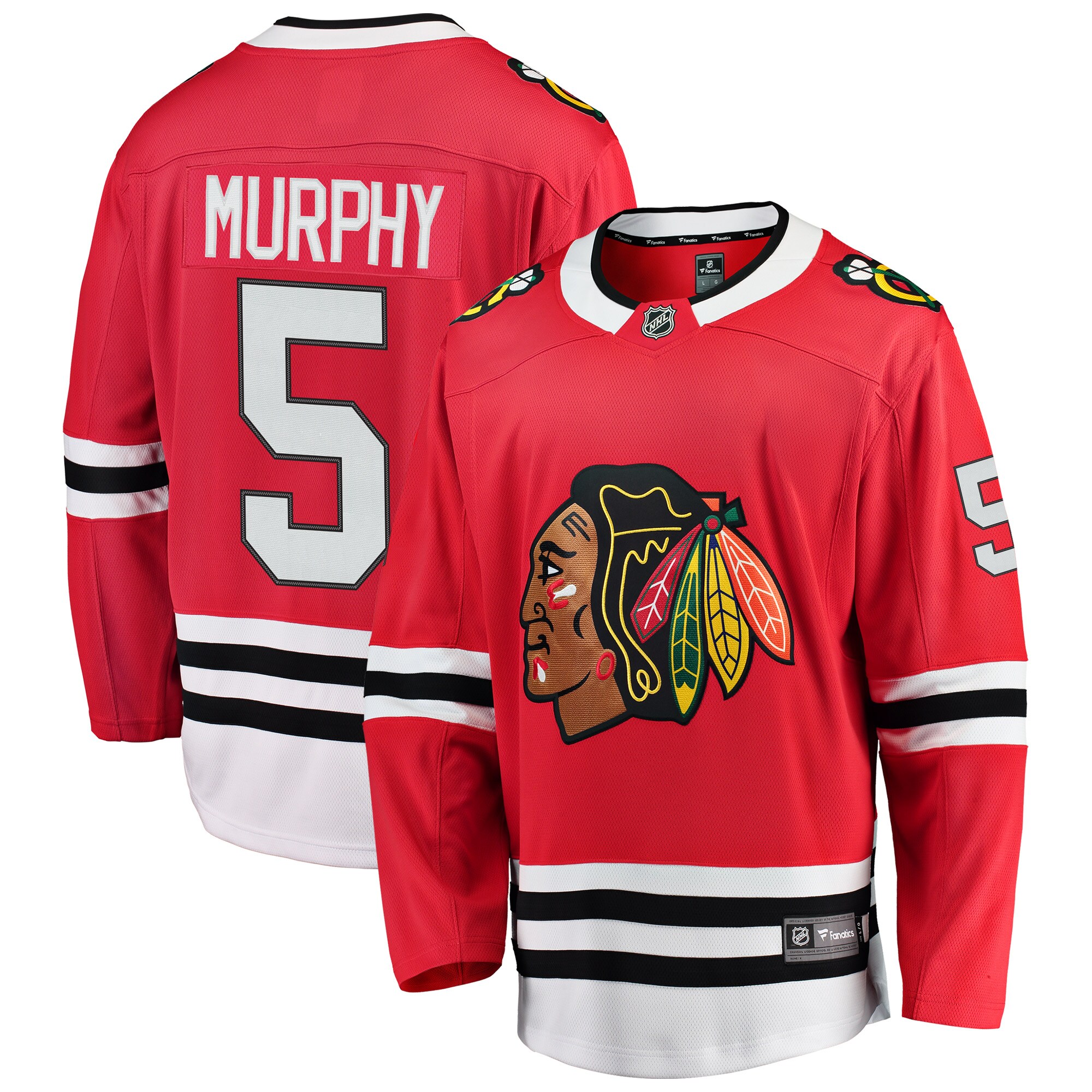 Connor Murphy Chicago Blackhawks Breakaway Player Jersey - Red - vstockx