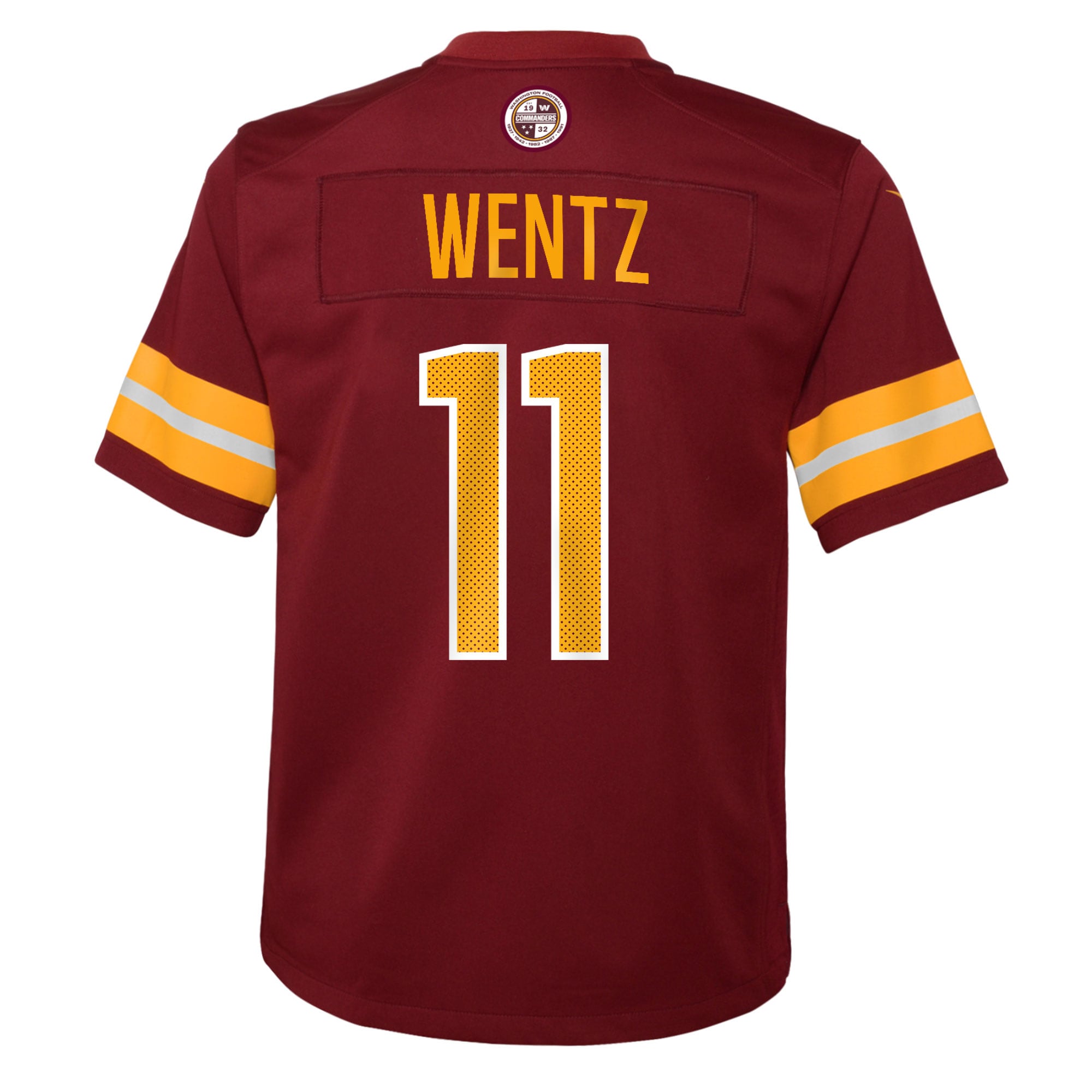 Carson Wentz Washington Commanders Nike Youth Game Jersey - Burgundy - vstockx