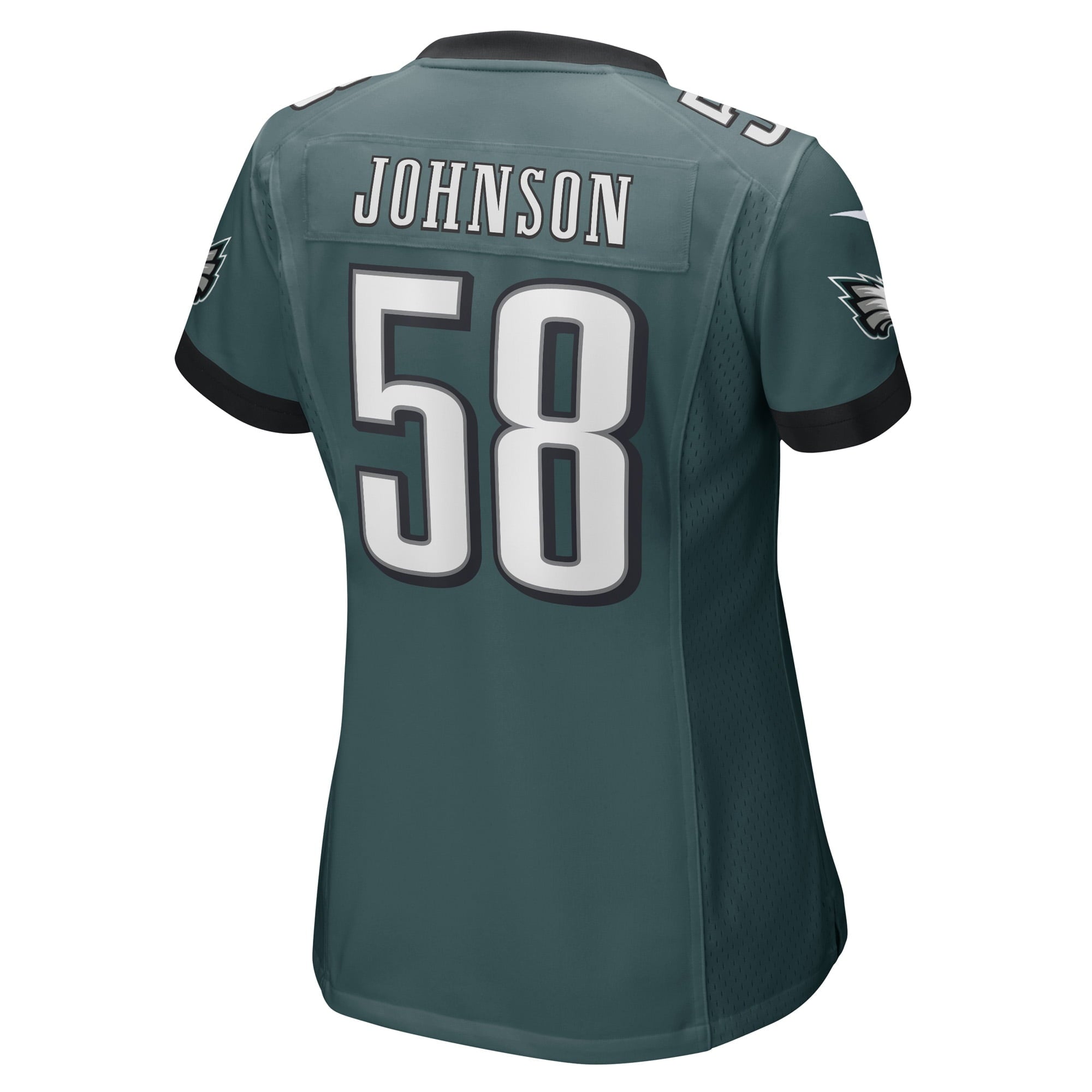 Women's Nike Kyron Johnson Midnight Green Philadelphia Eagles Game Player Jersey - vstockx