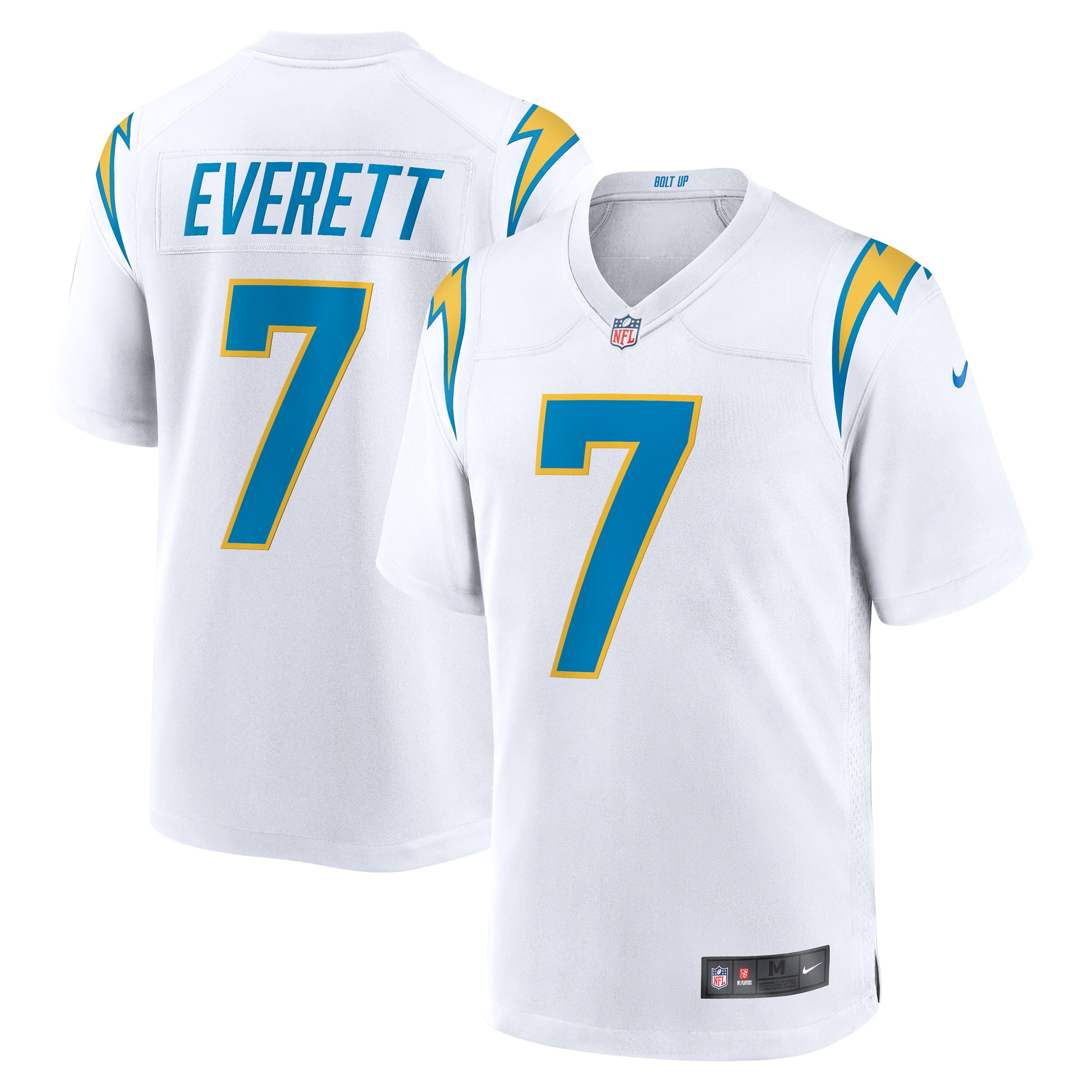 Gerald Everett Los Angeles Chargers Nike Game Player Jersey - White - vstockx