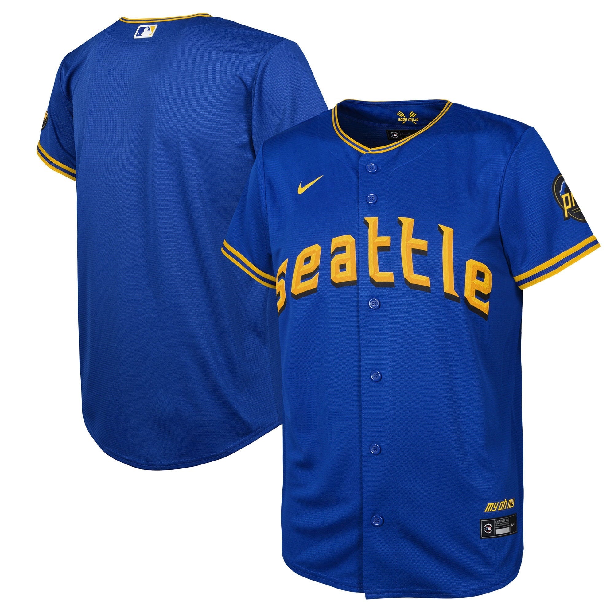 Toddler Nike Royal Seattle Mariners 2023 City Connect Replica Jersey - vstockx