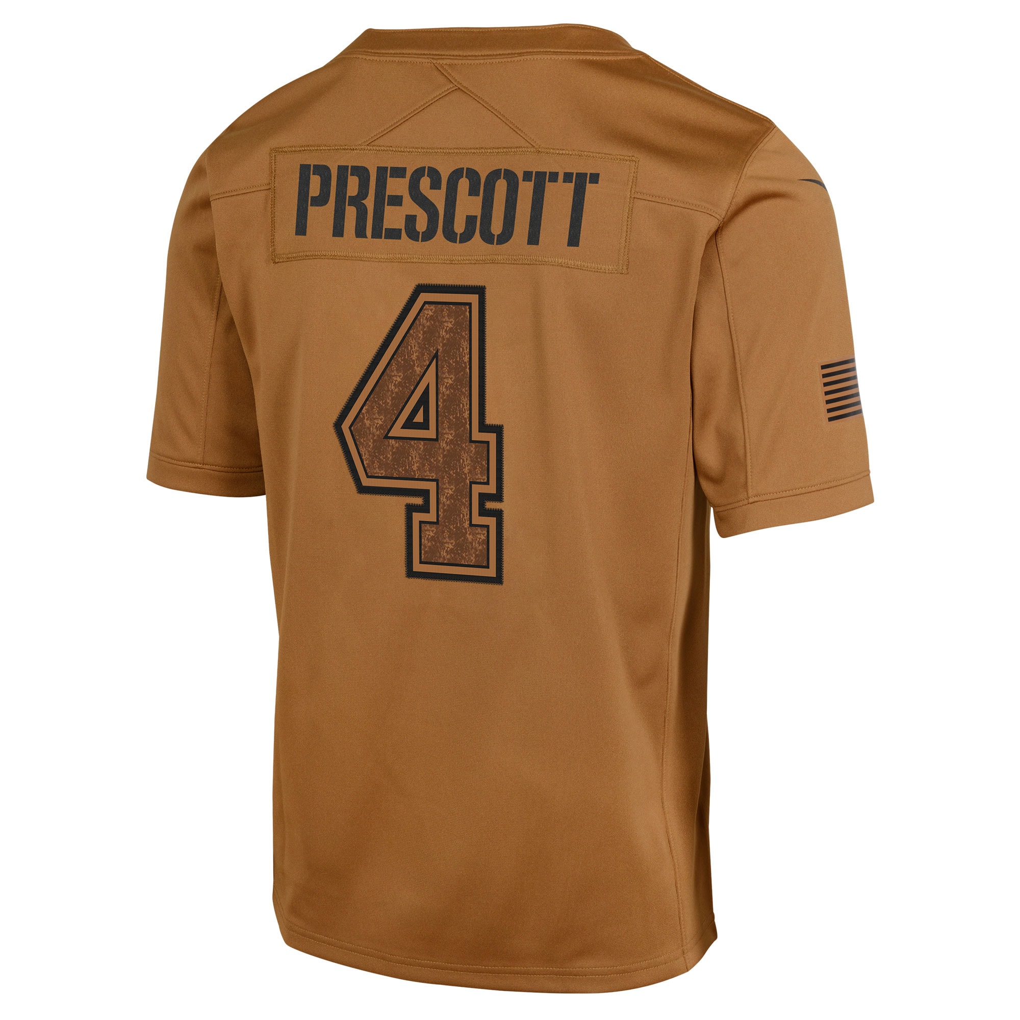 Dak Prescott Dallas Cowboys Nike Youth 2023 Salute To Service Limited Jersey - Brown - vstockx