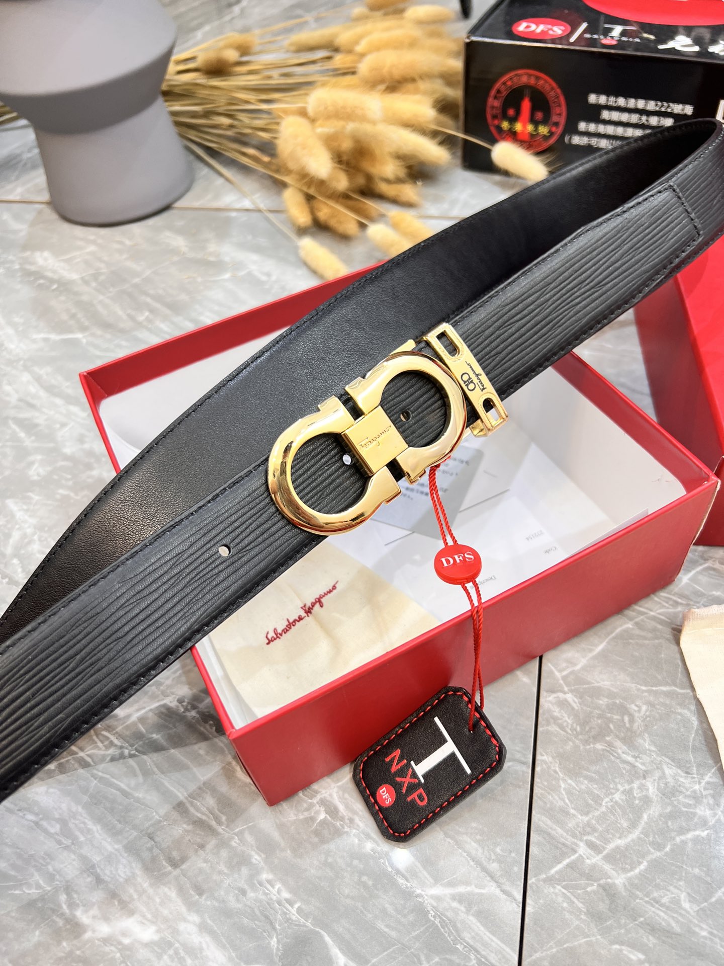 Streetwear Belt Ferragamo 319929 size:3.5cm - vstockx