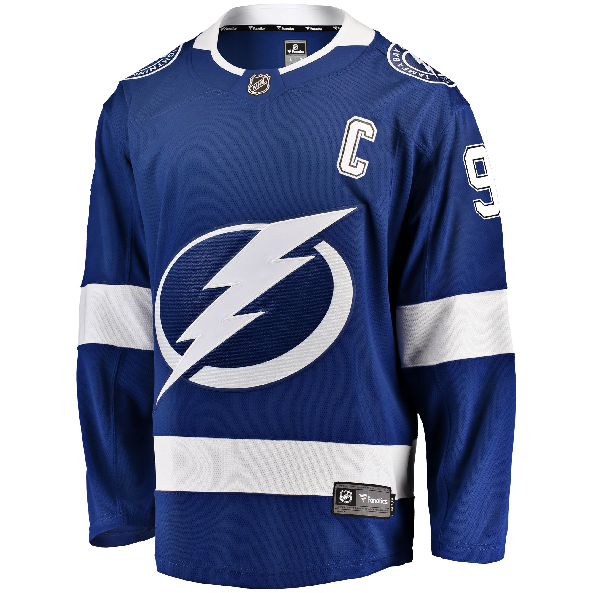 Steven Stamkos Tampa Bay Lightning Fanatics Branded Breakaway Player Jersey - Blue - vstockx