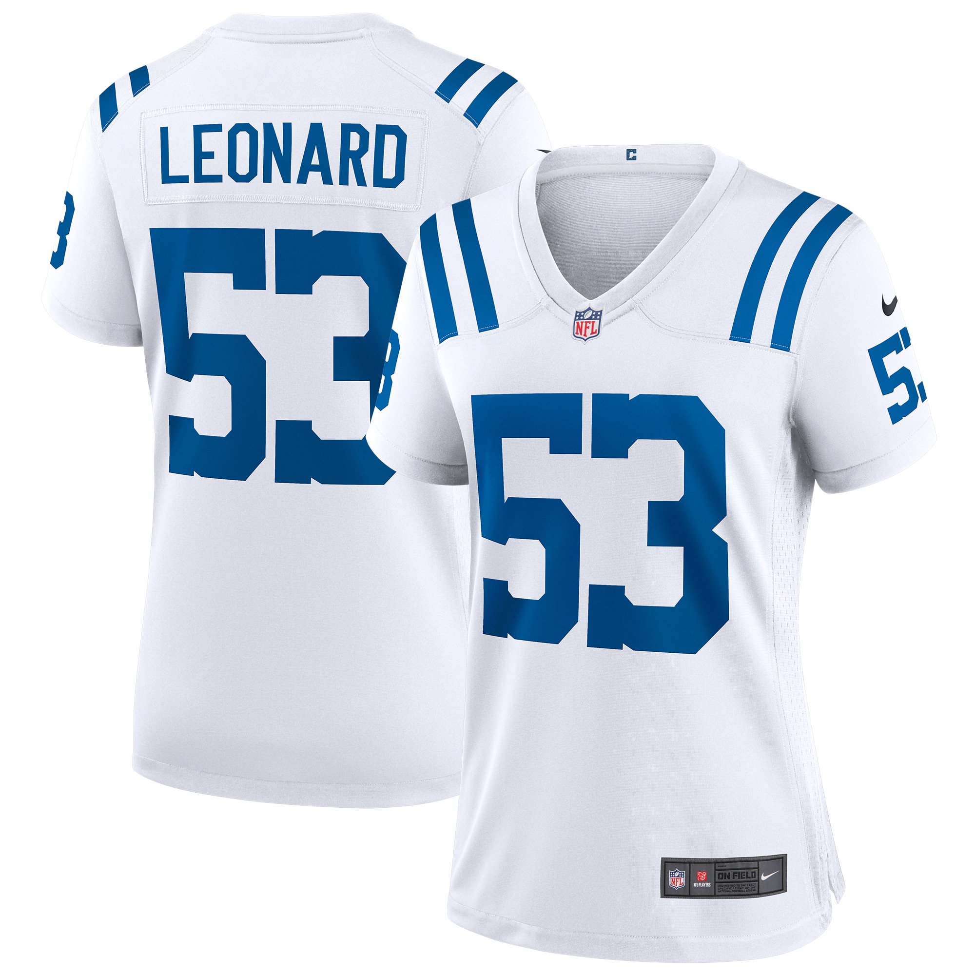 Shaquille Leonard Indianapolis Colts Nike Women's Game Player Jersey - White - vstockx