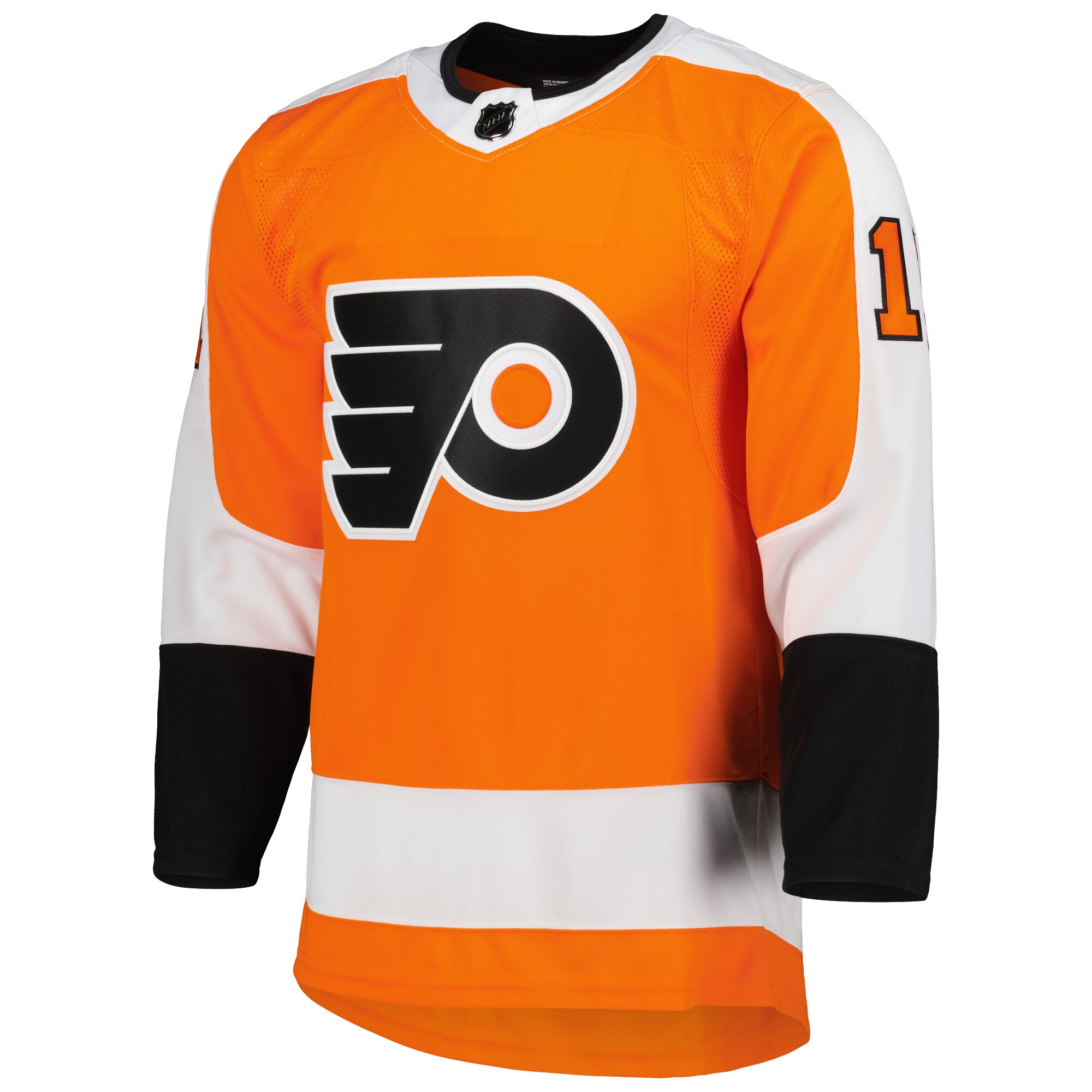 Travis Konecny Philadelphia Flyers adidas Home Primegreen Authentic Pro Player Jersey - Orange - vstockx