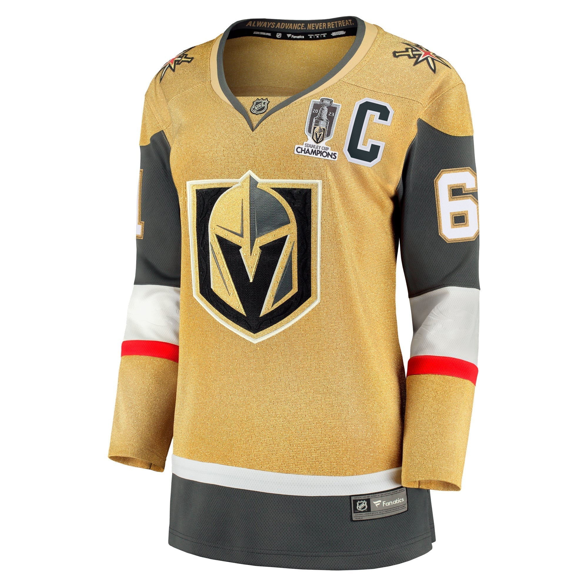 Women's Fanatics Branded Mark Stone Gold Vegas Golden Knights 2023 Stanley Cup Champions Home Breakaway Player Jersey - vstockx