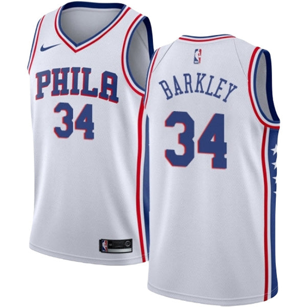 Men's Philadelphia 76ers Charles Barkley Association Jersey - White - vstockx
