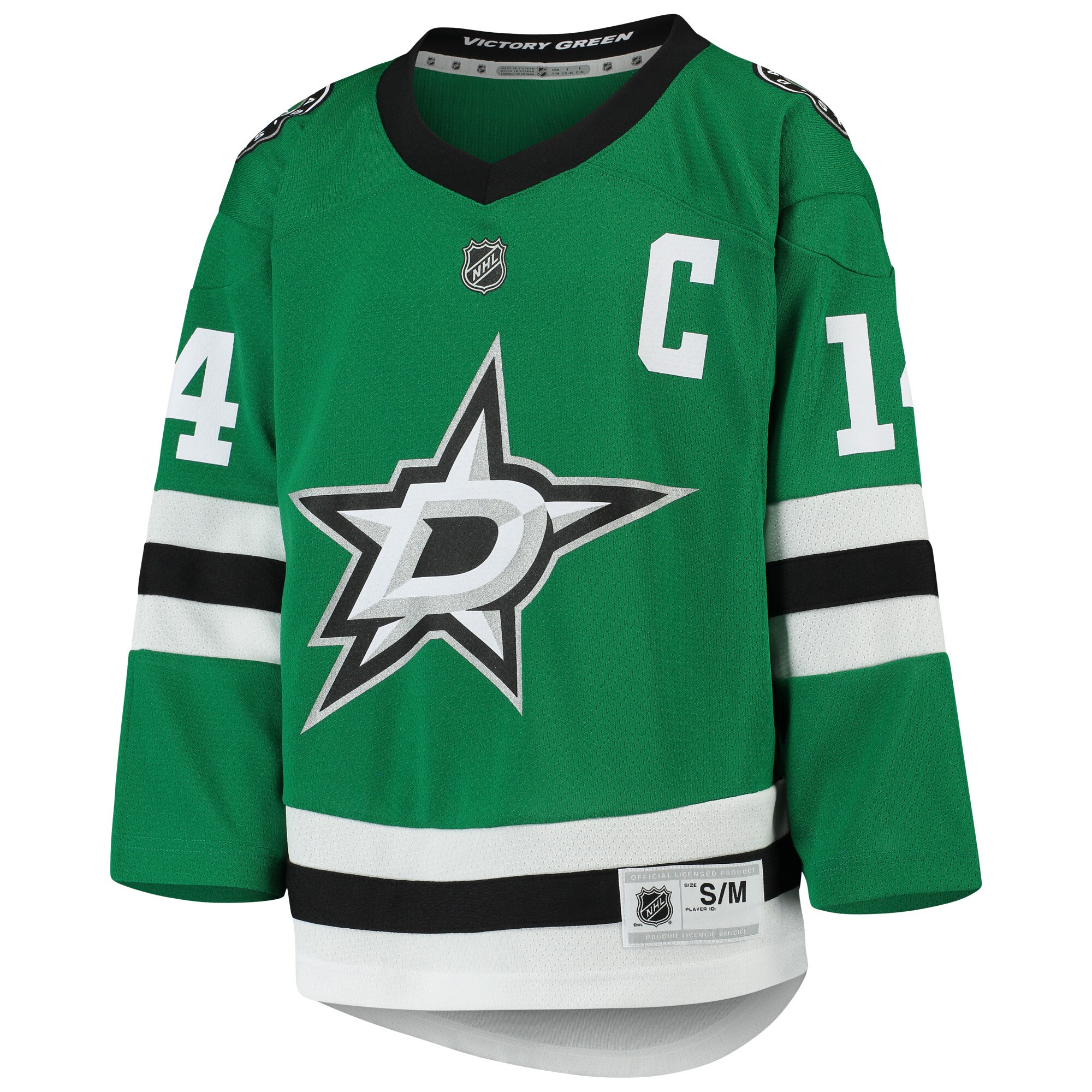 Jamie Benn Dallas Stars Youth Home Replica Player Jersey - Kelly Green - vstockx