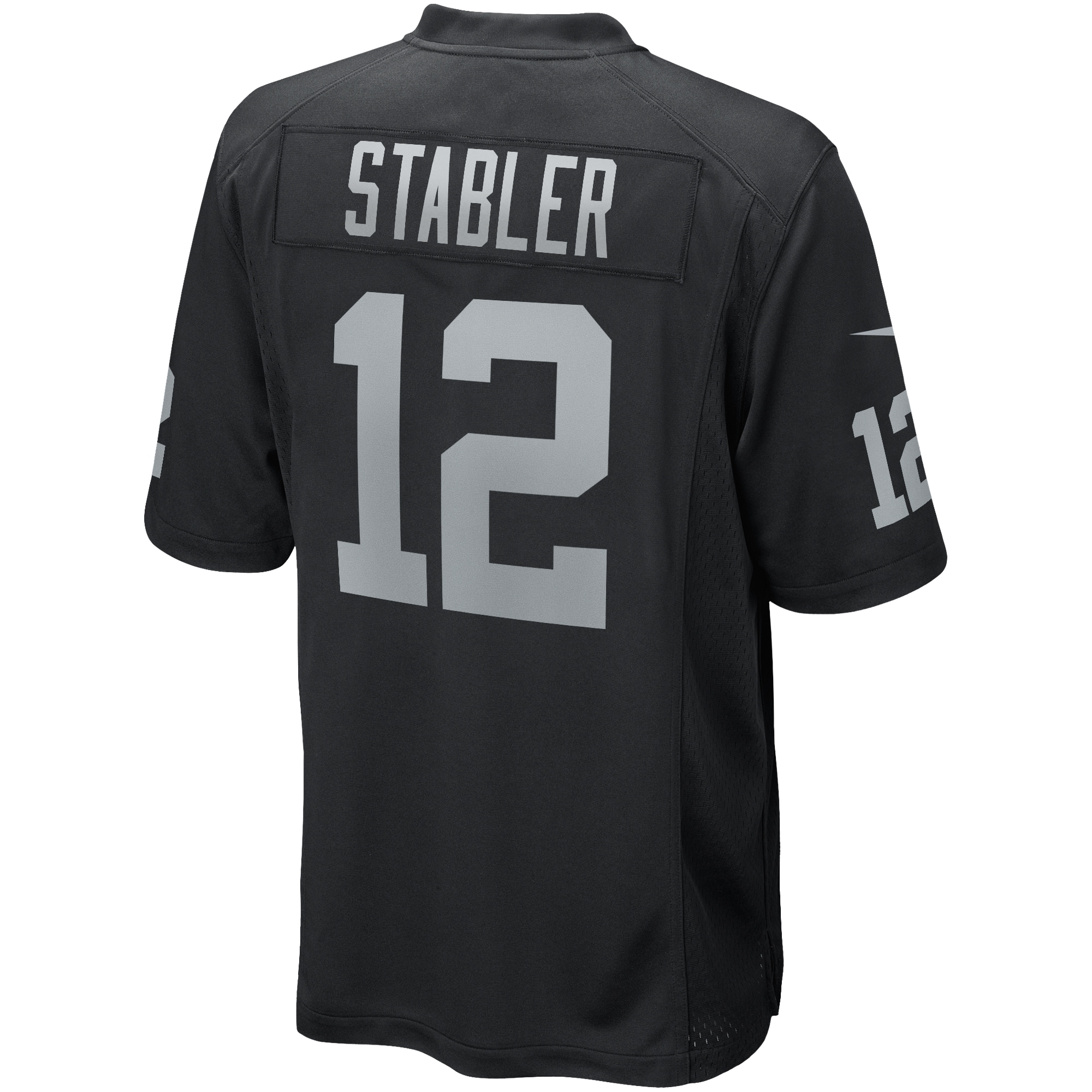 Ken Stabler Las Vegas Raiders Nike Game Retired Player Jersey - Black - vstockx