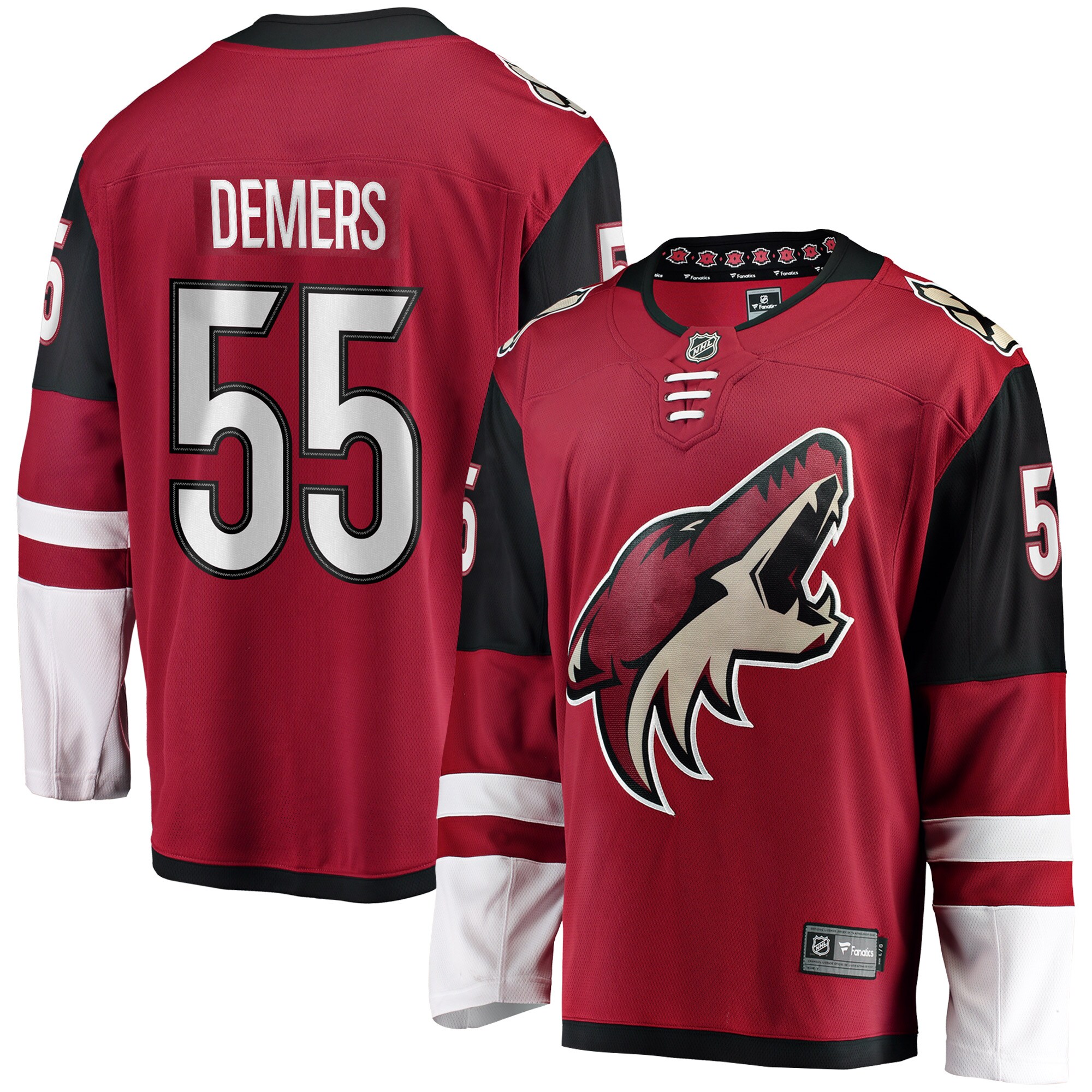 Jason Demers Arizona Coyotes Fanatics Branded Breakaway Player Jersey - Garnet - vstockx