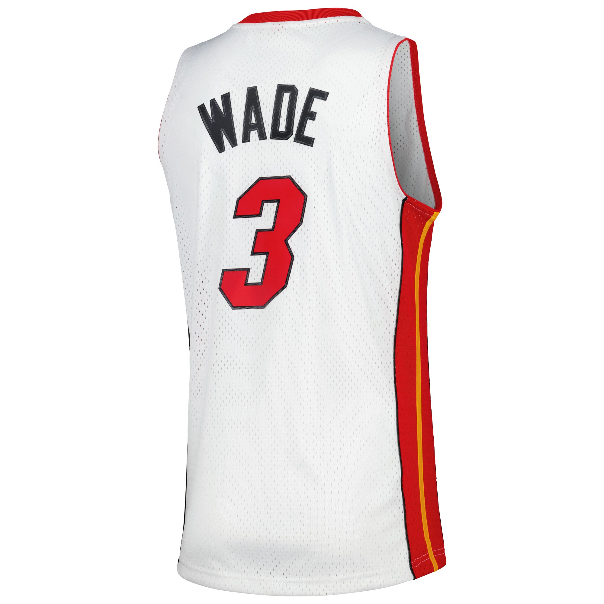 Dwyane Wade Miami Heat Mitchell & Ness 2001/02 Hardwood Classics Swingman Jersey - White - vstockx