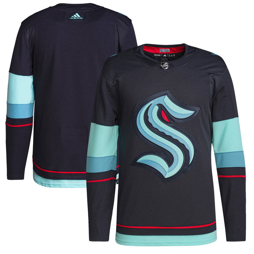 Men's Seattle Kraken adidas Navy Home Authentic Primegreen Jersey - vstockx