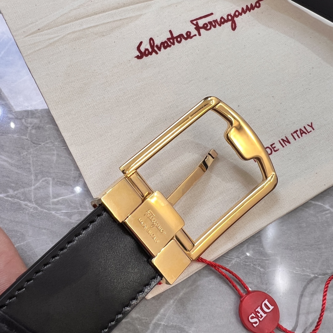 Streetwear Belt Ferragamo 319832 size:3.5cm - vstockx
