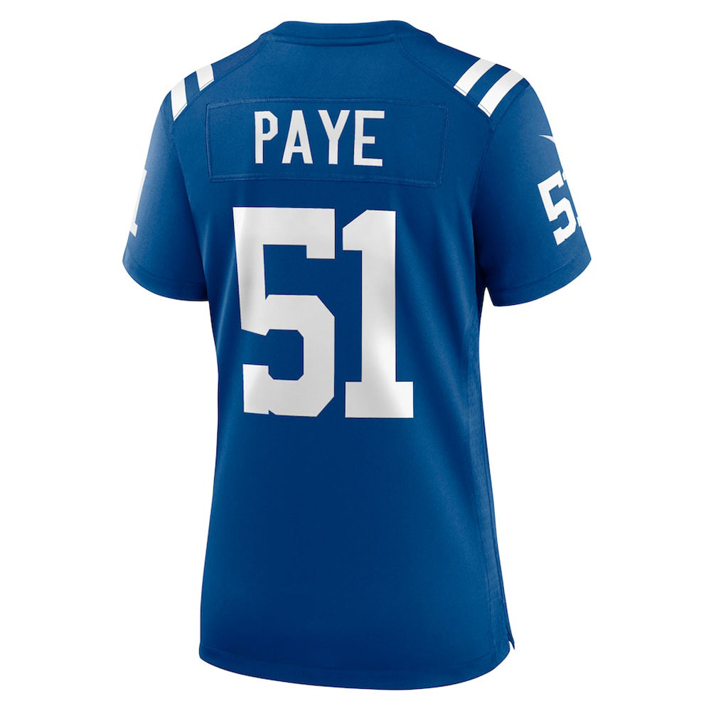 Women's Indianapolis Colts Kwity Paye Game Jersey - Royal - vstockx