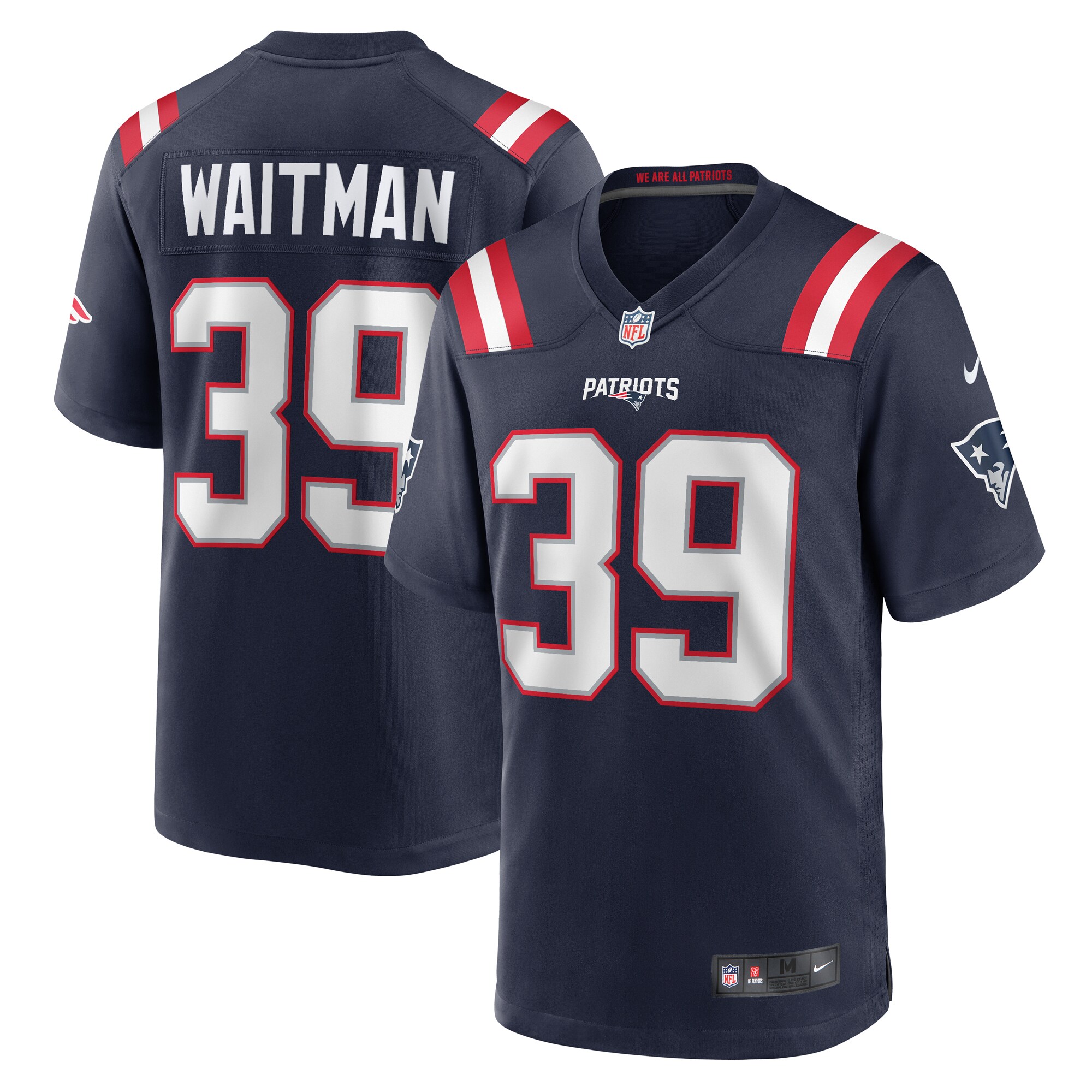 Corliss Waitman New England Patriots Nike Team Game Jersey - Navy - vstockx