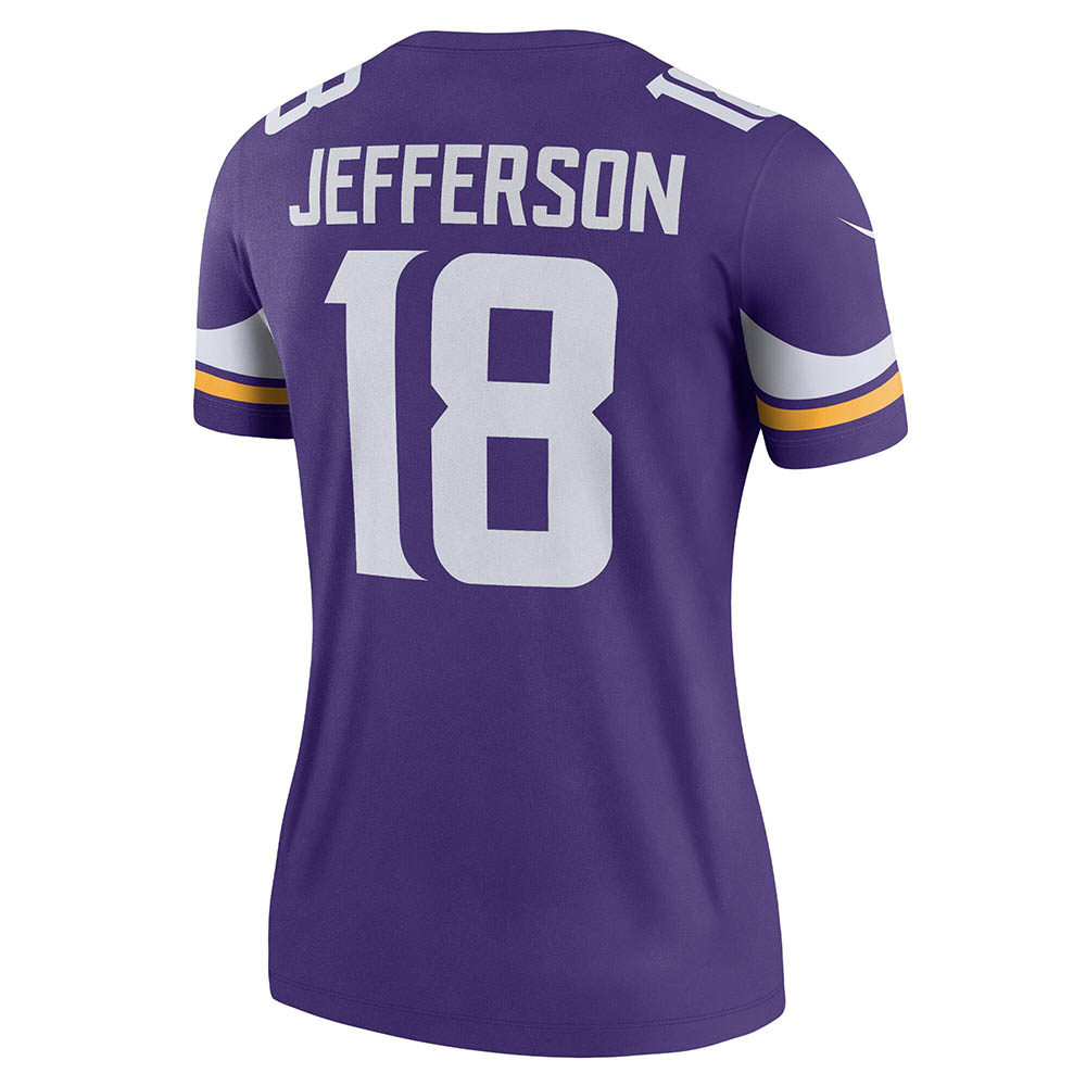 Women's Minnesota Vikings Justin Jefferson Legend Jersey Purple - vstockx
