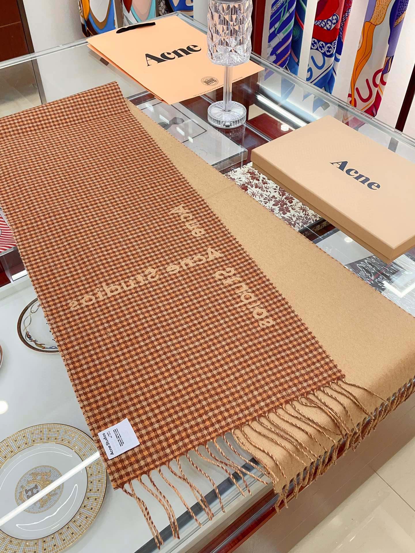 Streetwear Scarf Acne 328854 SIZE:200×30cm - vstockx