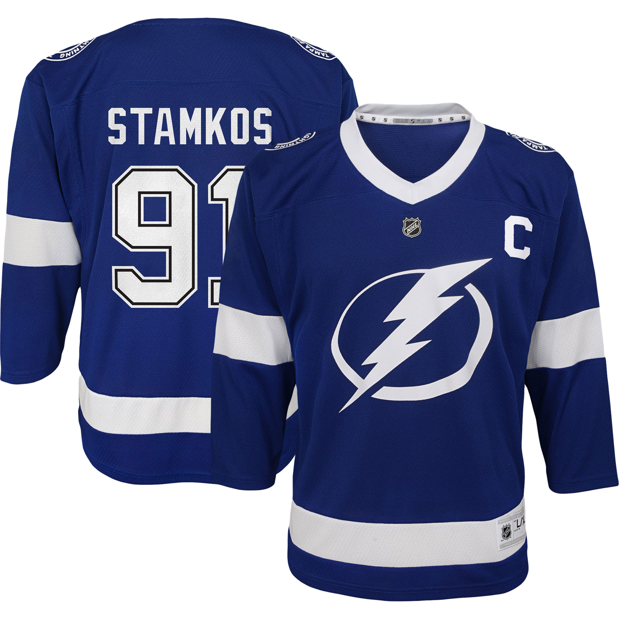 Steven Stamkos Tampa Bay Lightning Infant Home Replica Player Jersey - Blue - vstockx