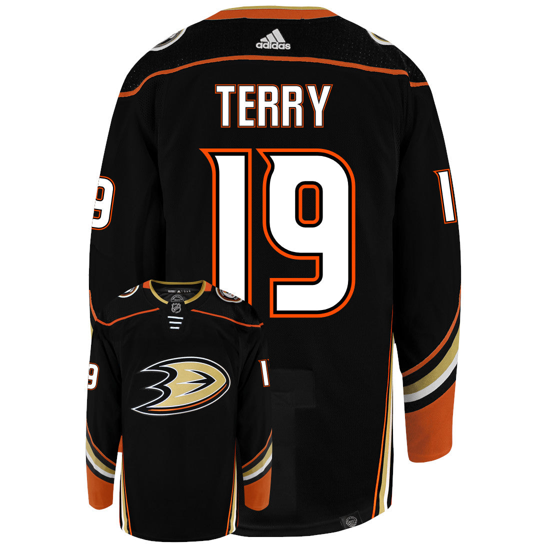 Troy Terry Anaheim Ducks Adidas Primegreen Authentic NHL Hockey Jersey - vstockx