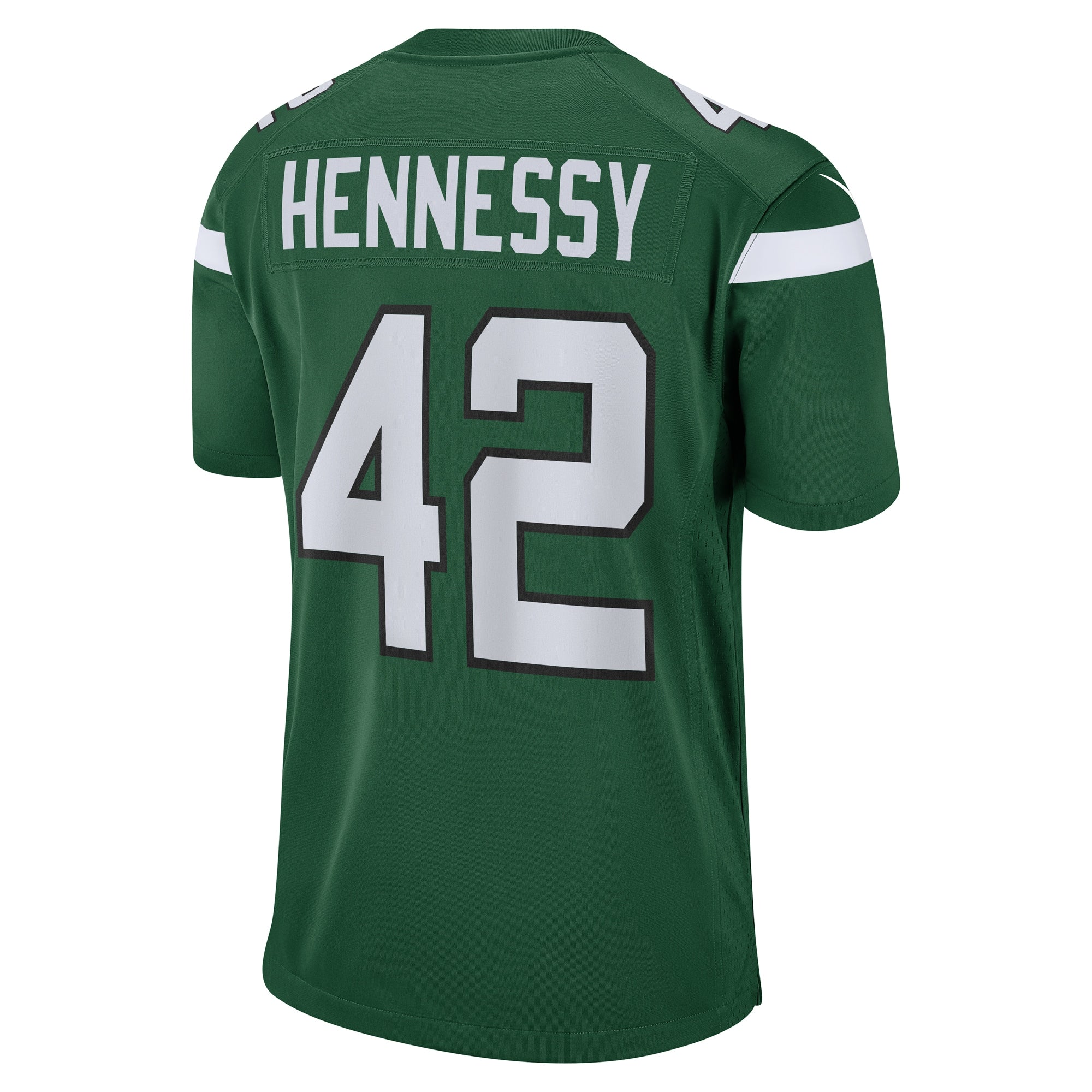 Men's Nike Thomas Hennessy Gotham Green New York Jets Game Jersey - vstockx