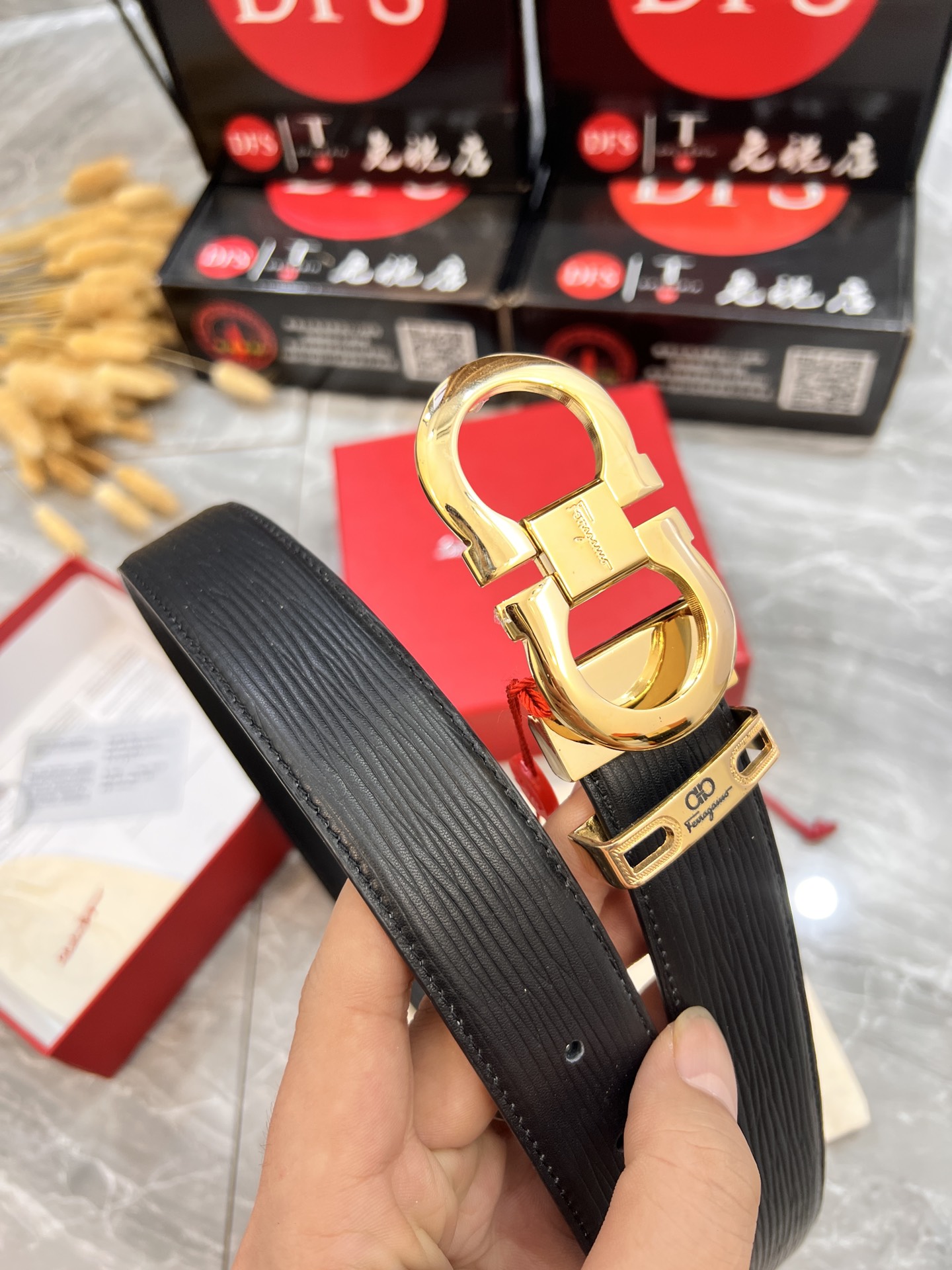 Streetwear Belt Ferragamo 319929 size:3.5cm - vstockx