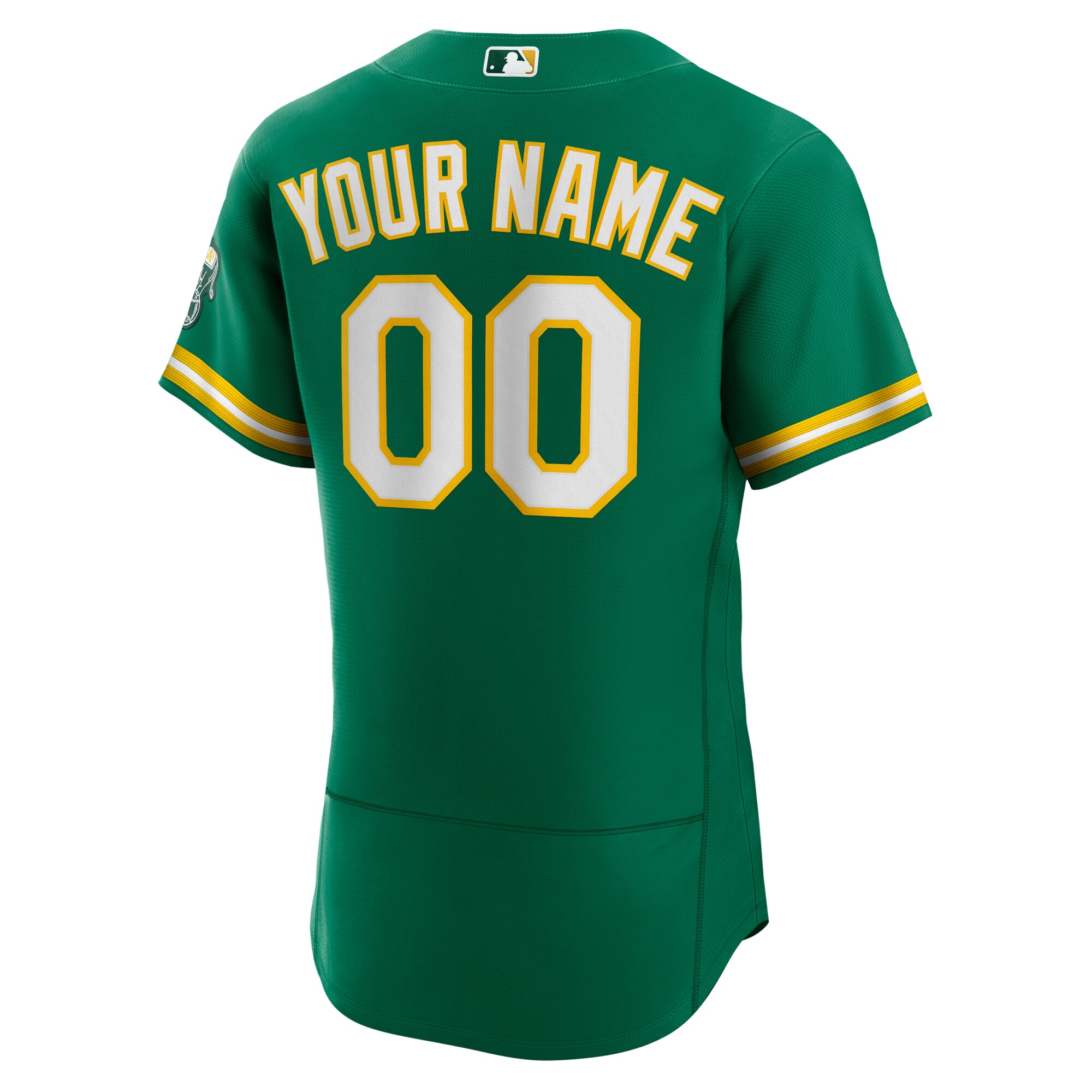 Oakland Athletics Nike Alternate Authentic Custom Jersey - Kelly Green - vstockx