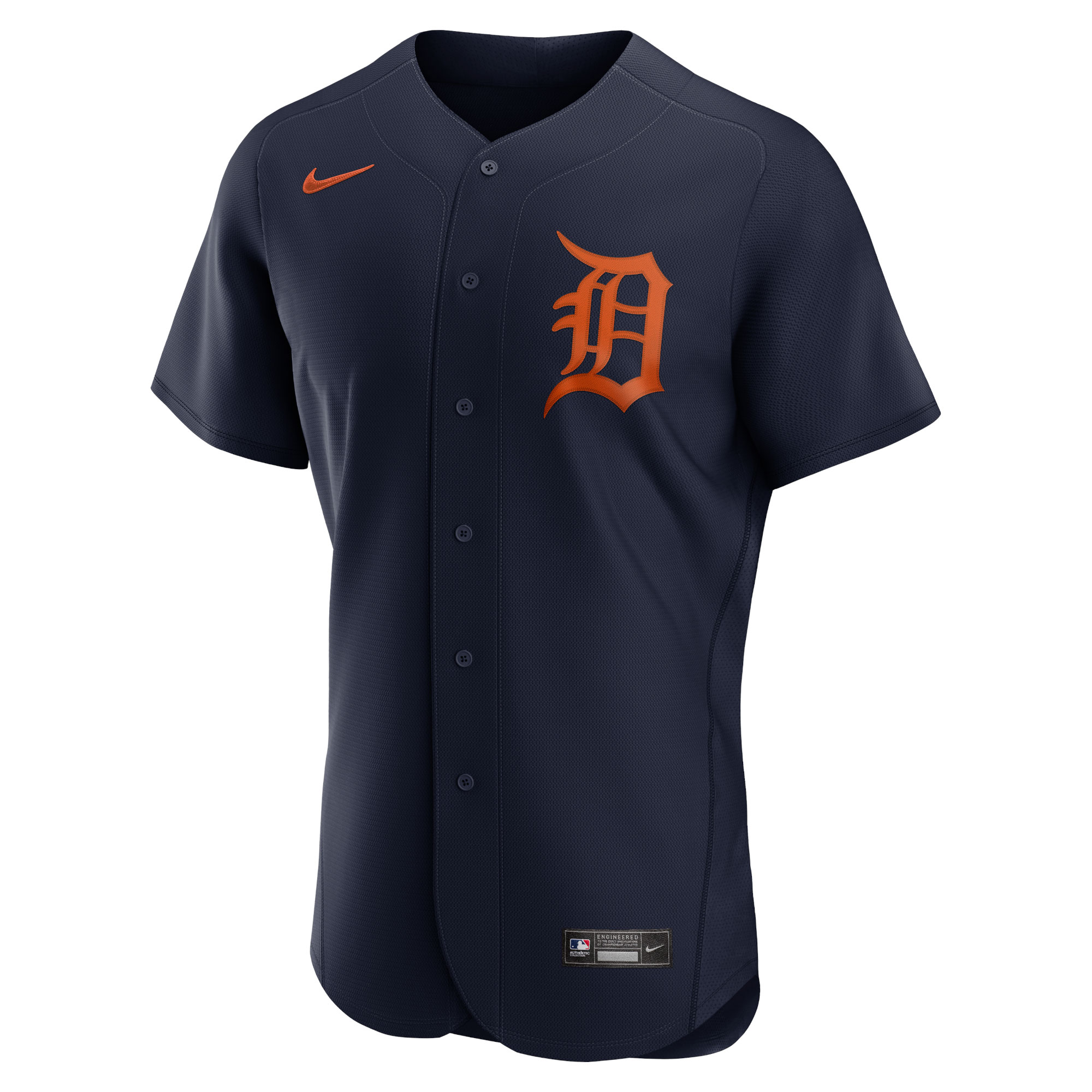 Detroit Tigers Nike Alternate Authentic Logo Team Jersey - Navy - vstockx
