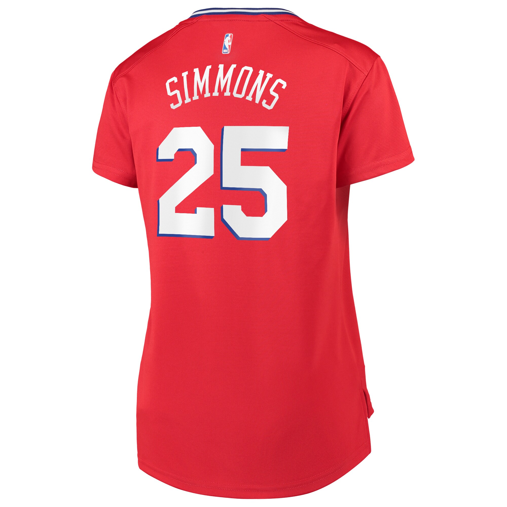 Ben Simmons Philadelphia 76ers Fanatics Branded Women's Fast Break Replica Player Jersey - Statement Edition - Red - vstockx