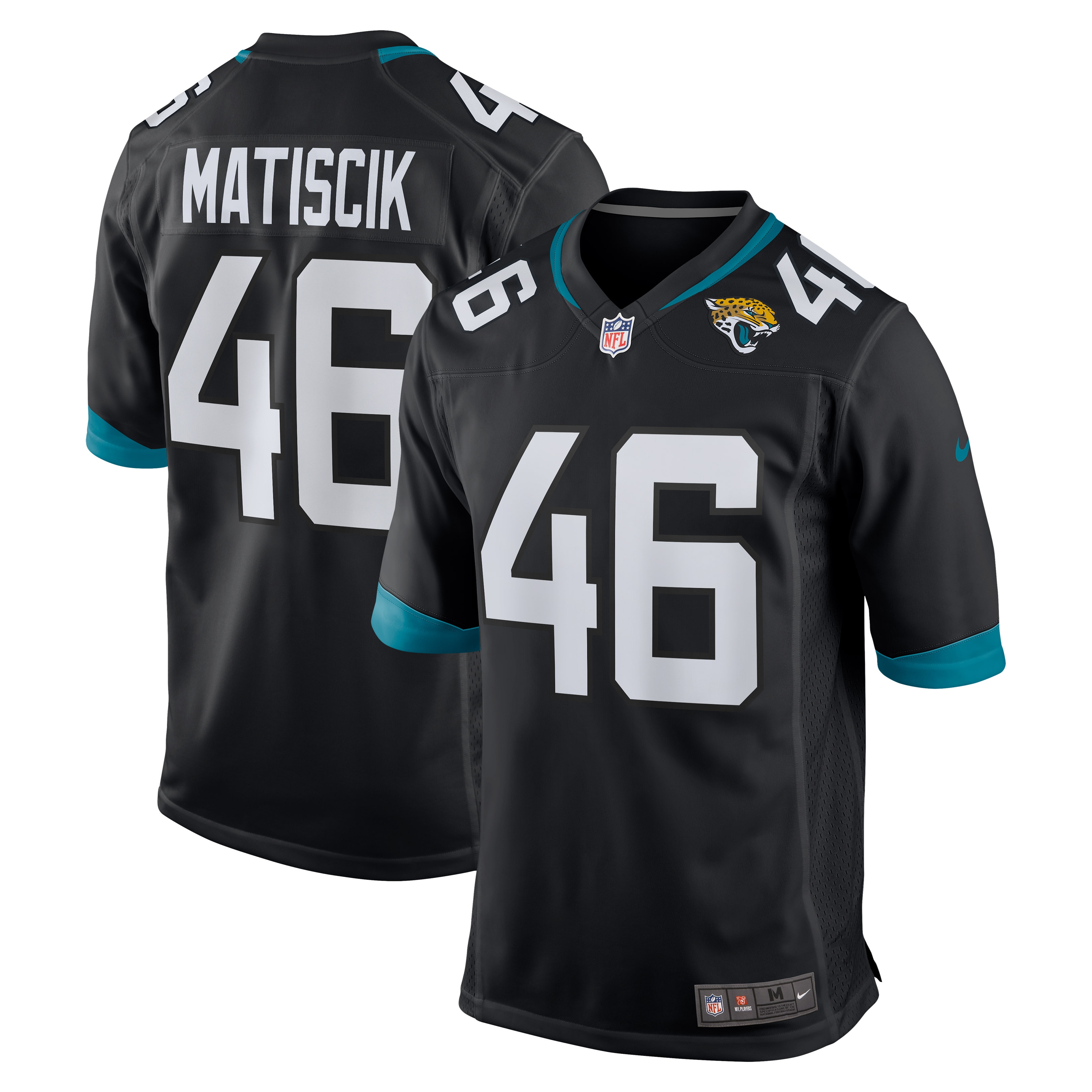 Ross Matiscik Jacksonville Jaguars Nike Game Jersey - Black - vstockx