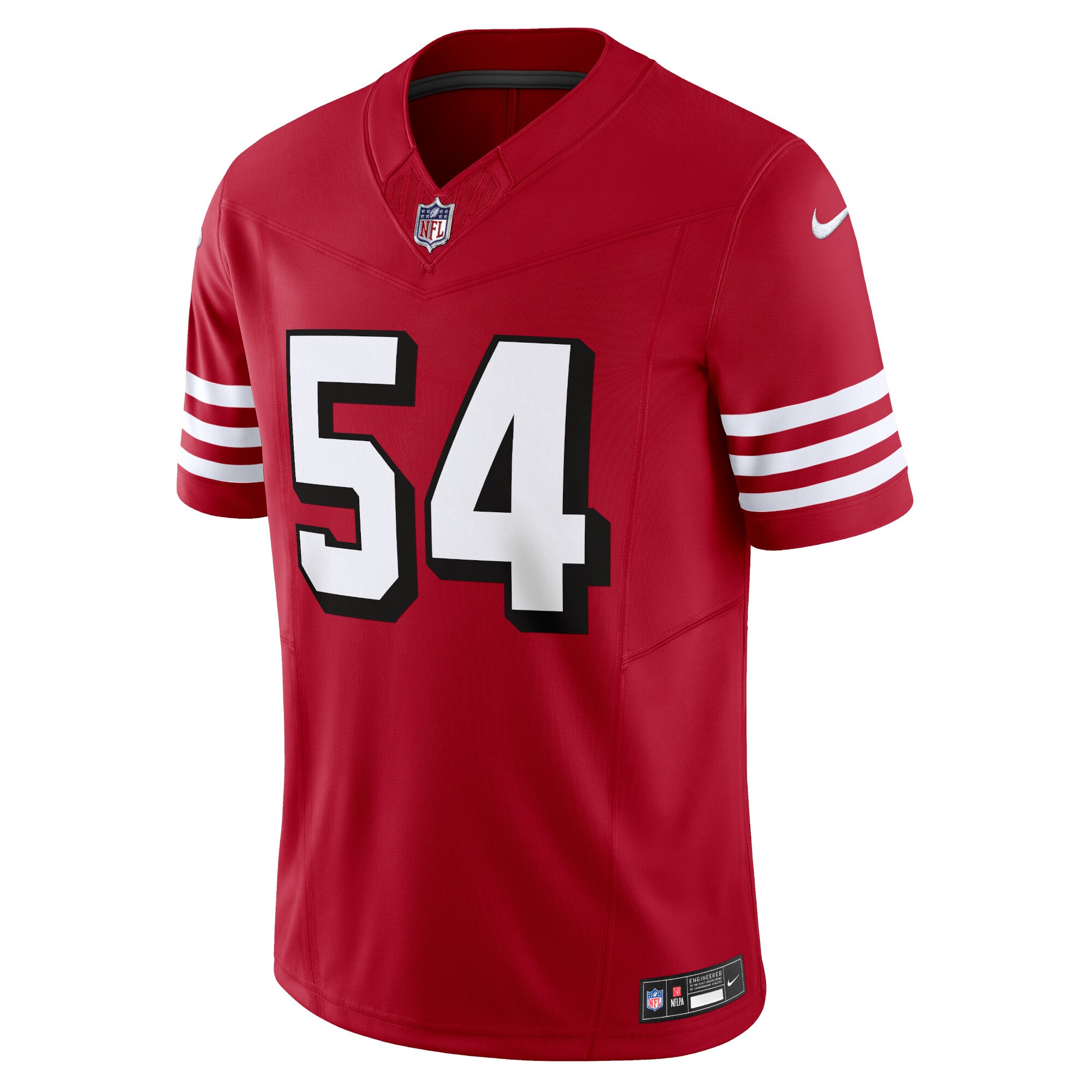 Fred Warner San Francisco 49ers Nike Vapor F.U.S.E. Limited Jersey - Scarlet - vstockx