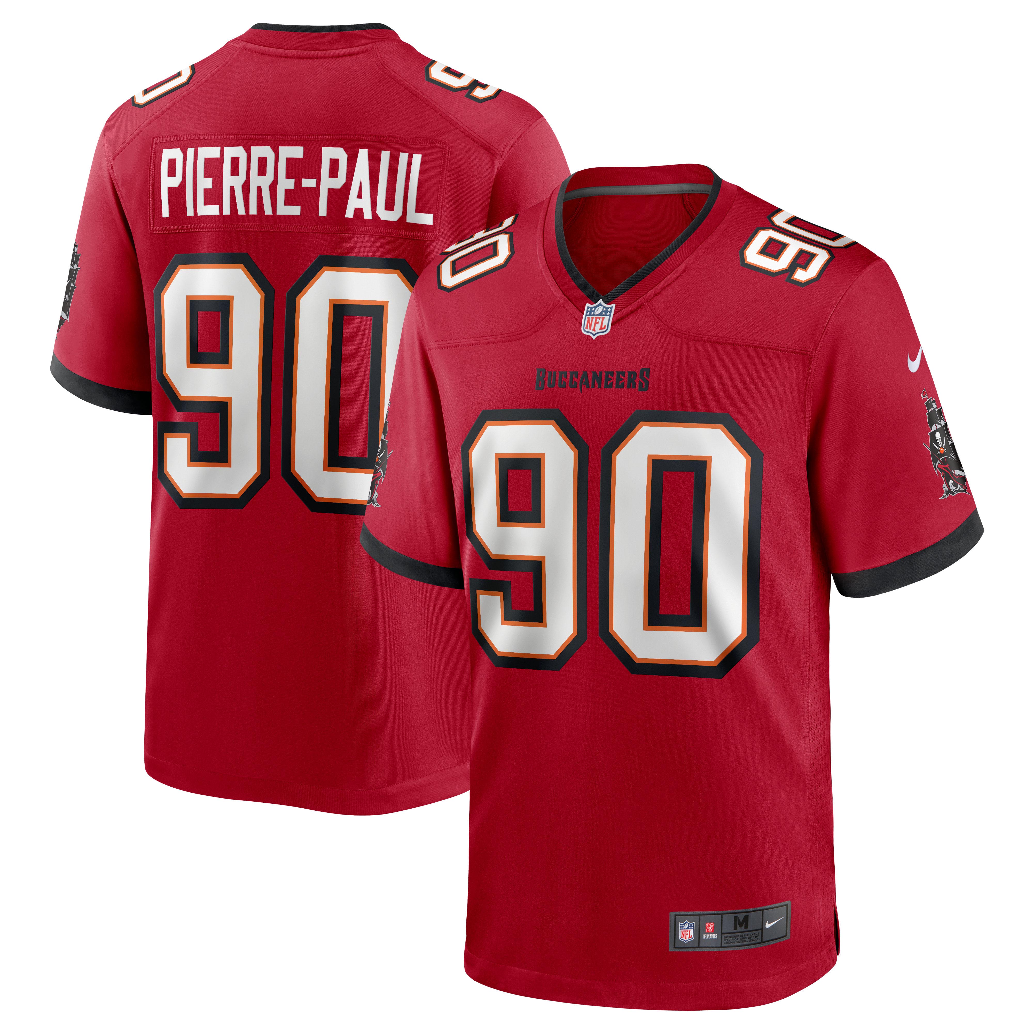 Jason Pierre-Paul Tampa Bay Buccaneers Nike Game Jersey - Red - vstockx