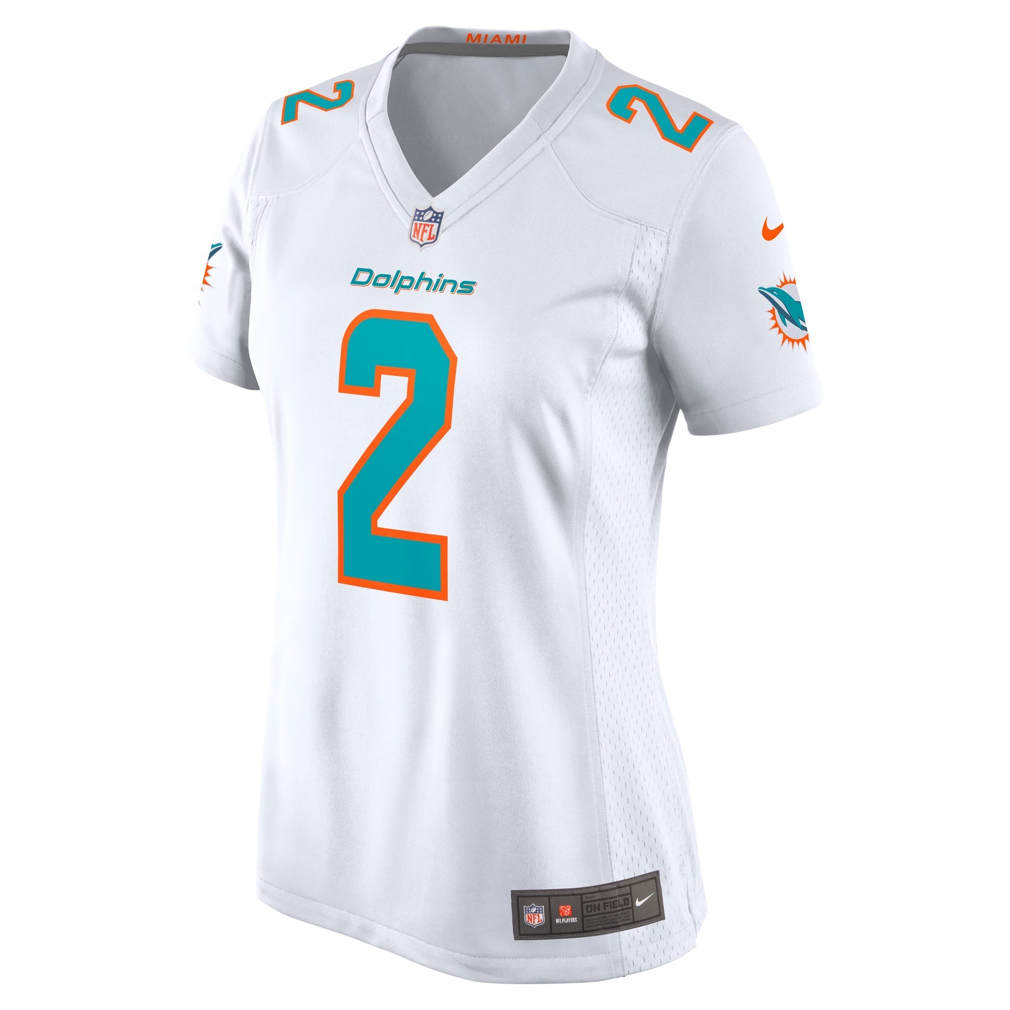 Women's Nike Bradley Chubb White Miami Dolphins Game Player Jersey - vstockx