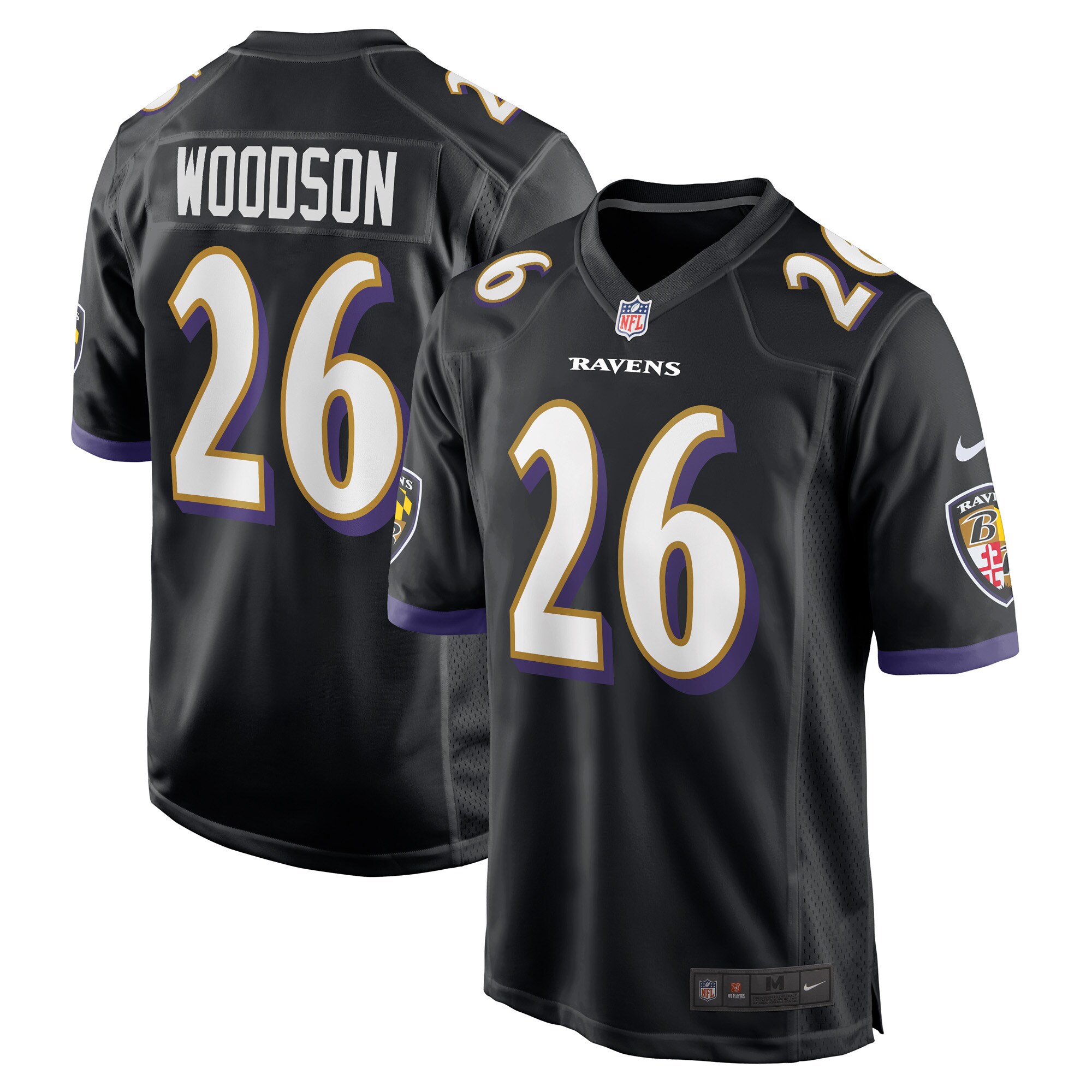 Rod Woodson Baltimore Ravens Nike Retired Player Jersey - Black - vstockx