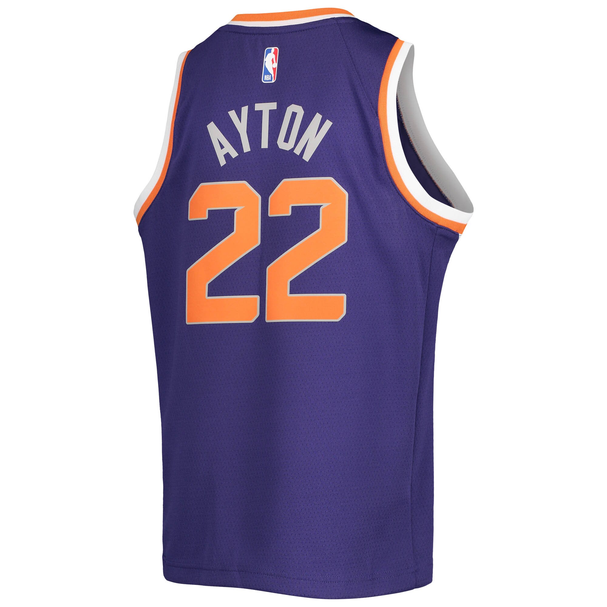 Deandre Ayton Phoenix Suns Nike Youth 2020/21 Swingman Jersey - Icon Edition - Purple - vstockx