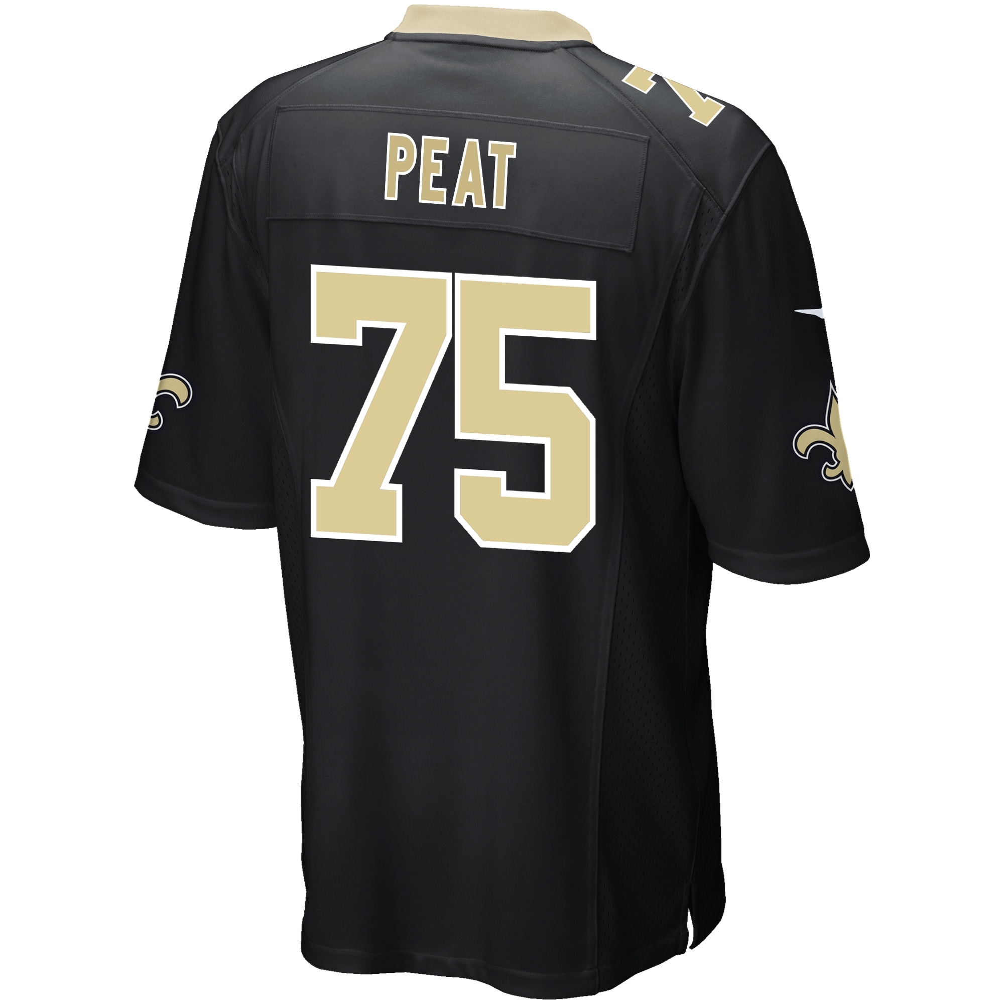 Andrus Peat New Orleans Saints Nike Game Player Jersey - Black - vstockx